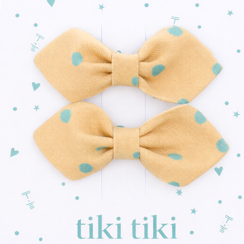 Sunshine Polka Dot Bow