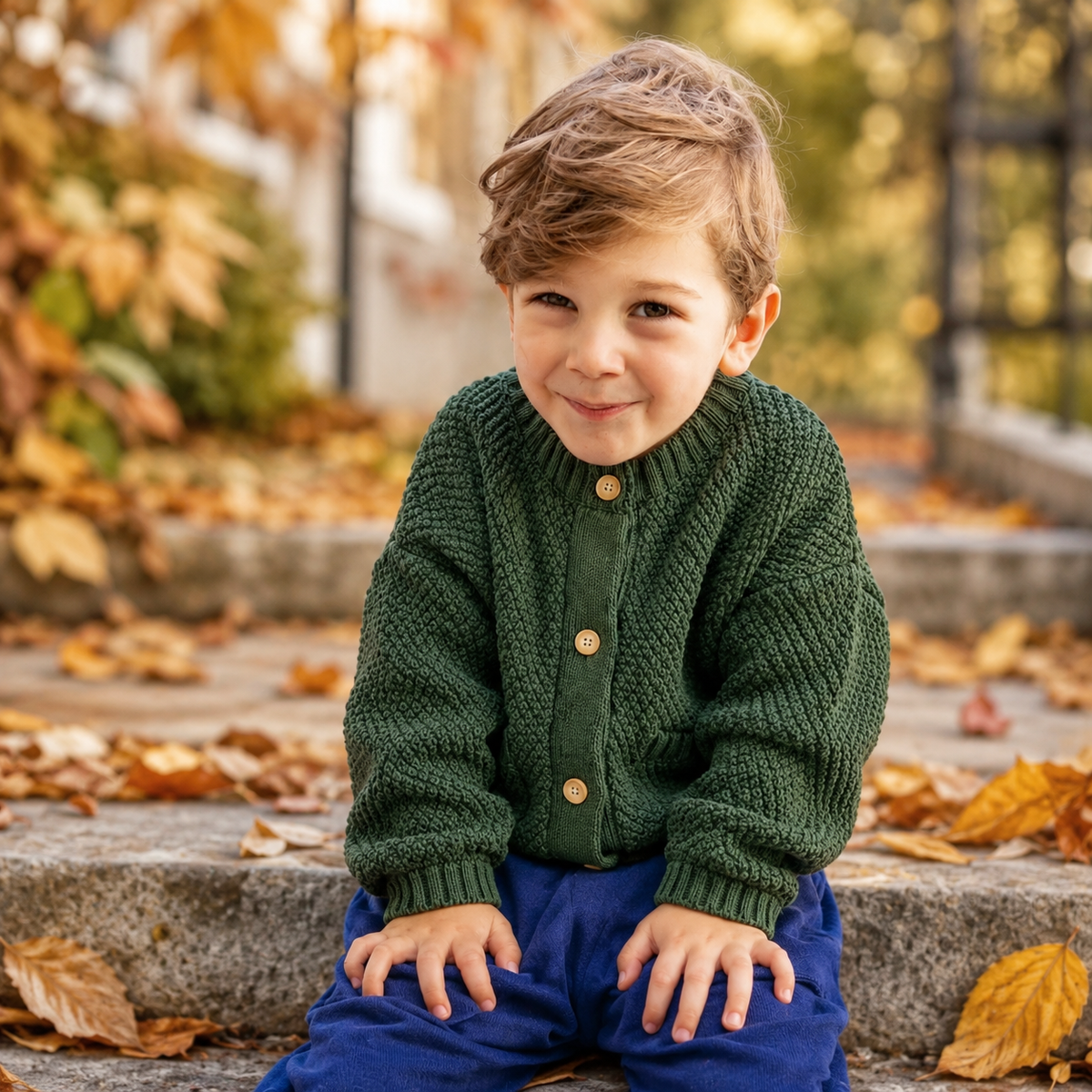 Byron Forest Knit Cardigan