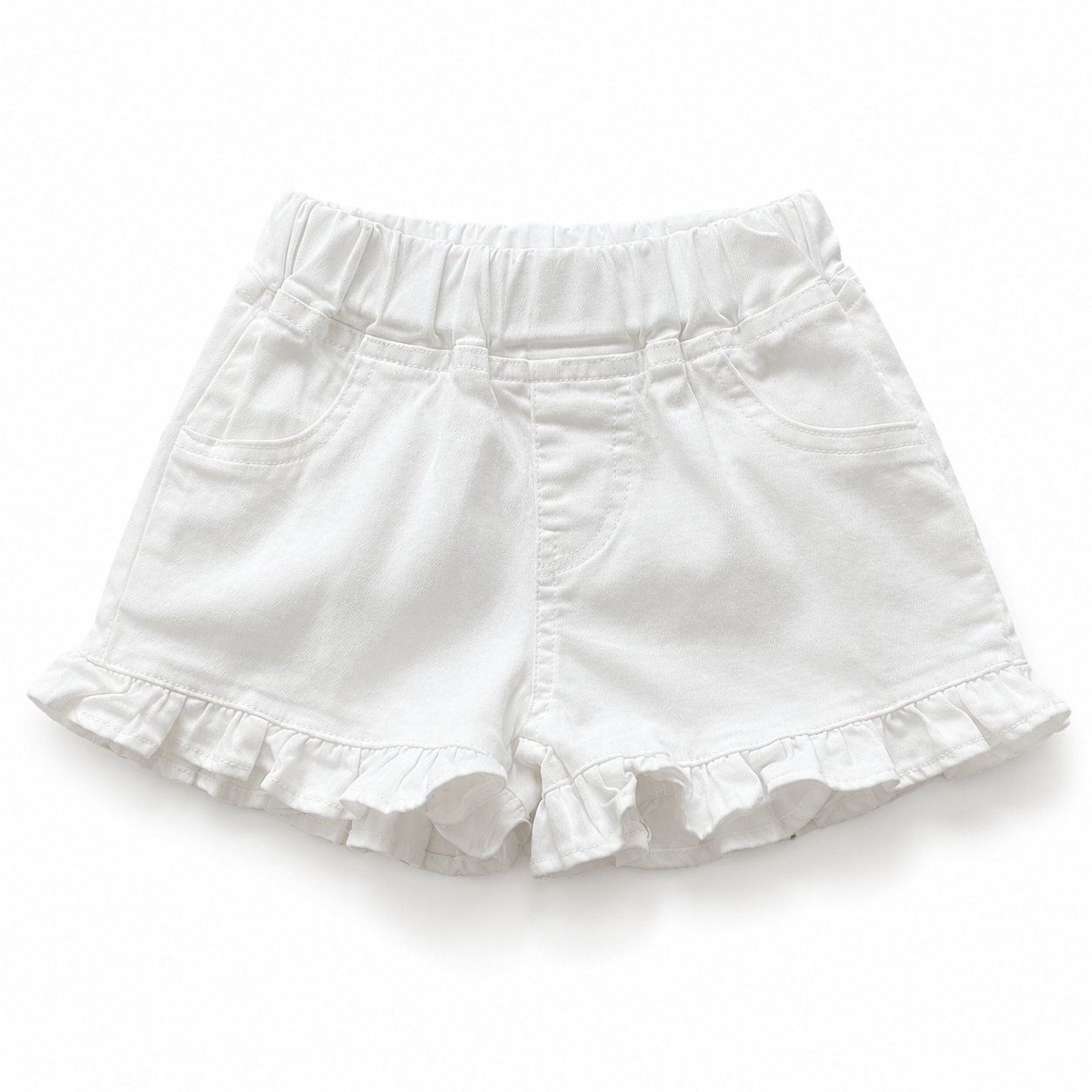 Nina White Shorts