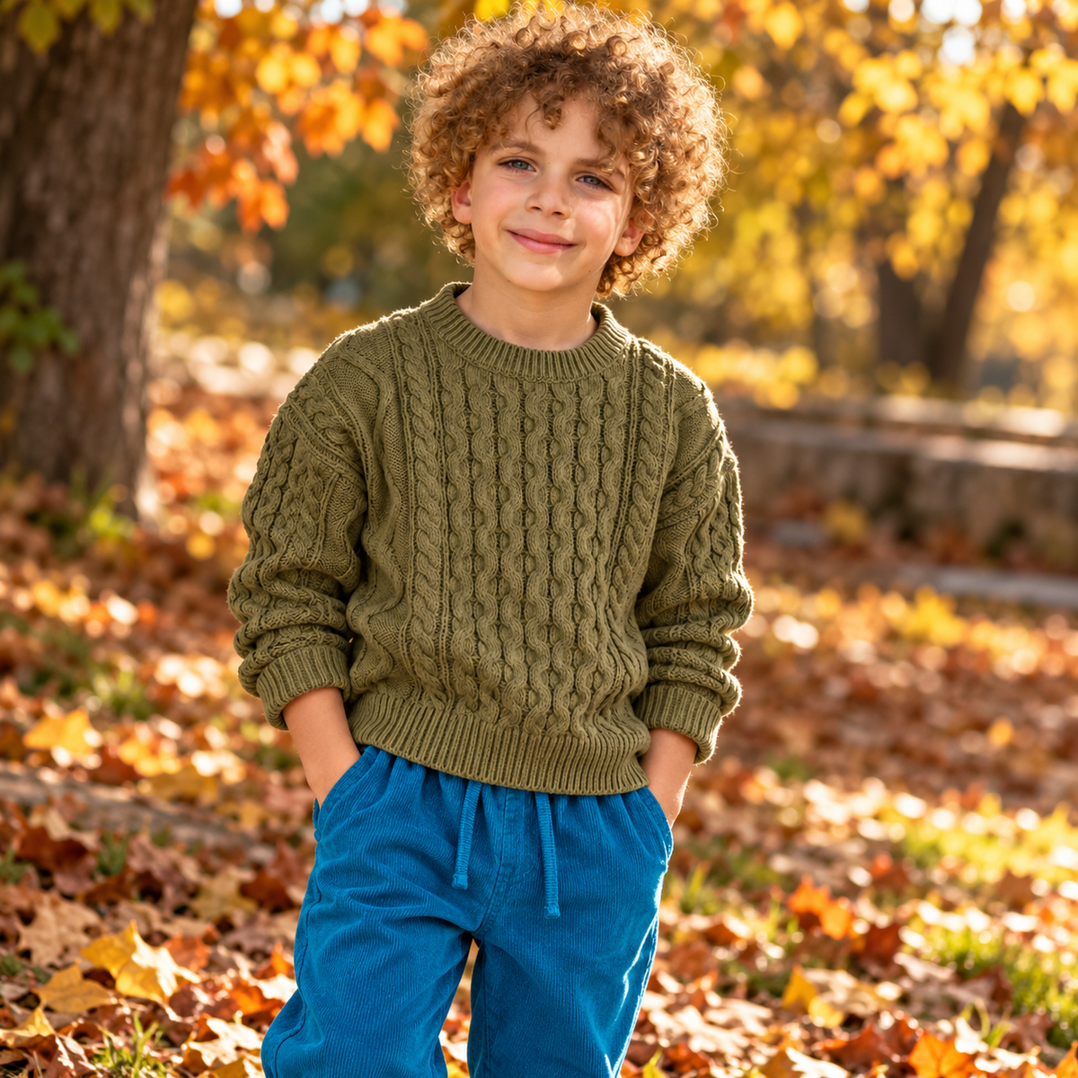 Hazel Olive Knit Sweater