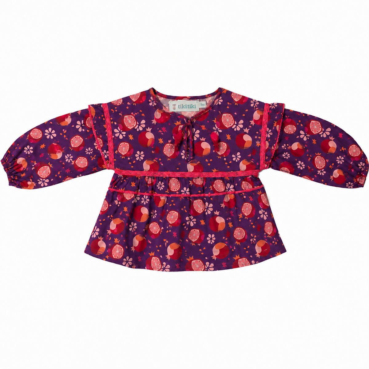Ira Pomegranate Bloom Top
