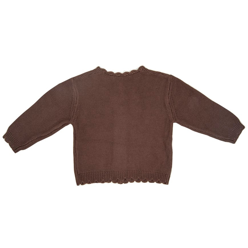 Ava Coffee Cardigan