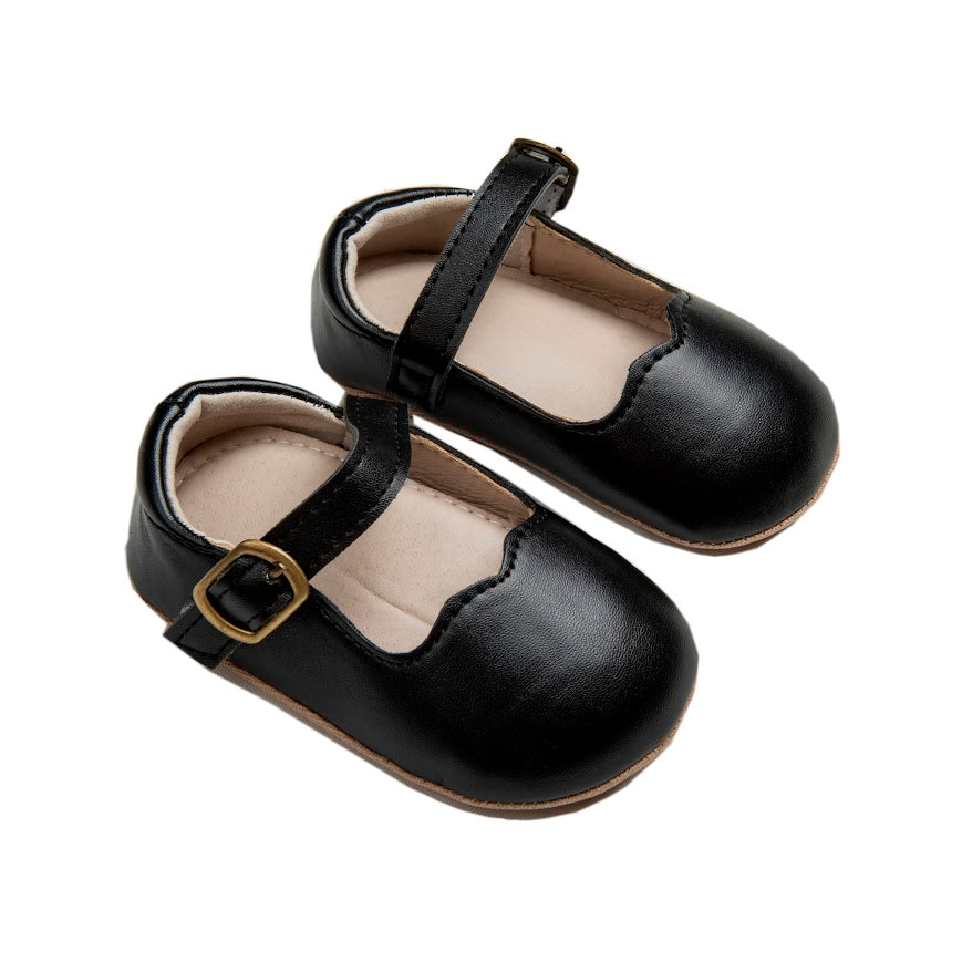 Dani Black Baby Shoes