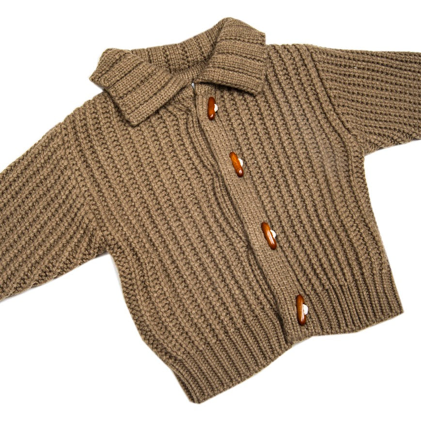 Arthur Chocolate Cardigan