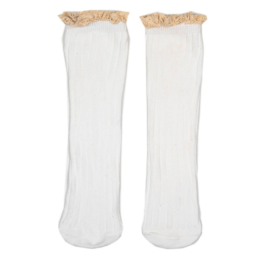Kara Socks Ivory