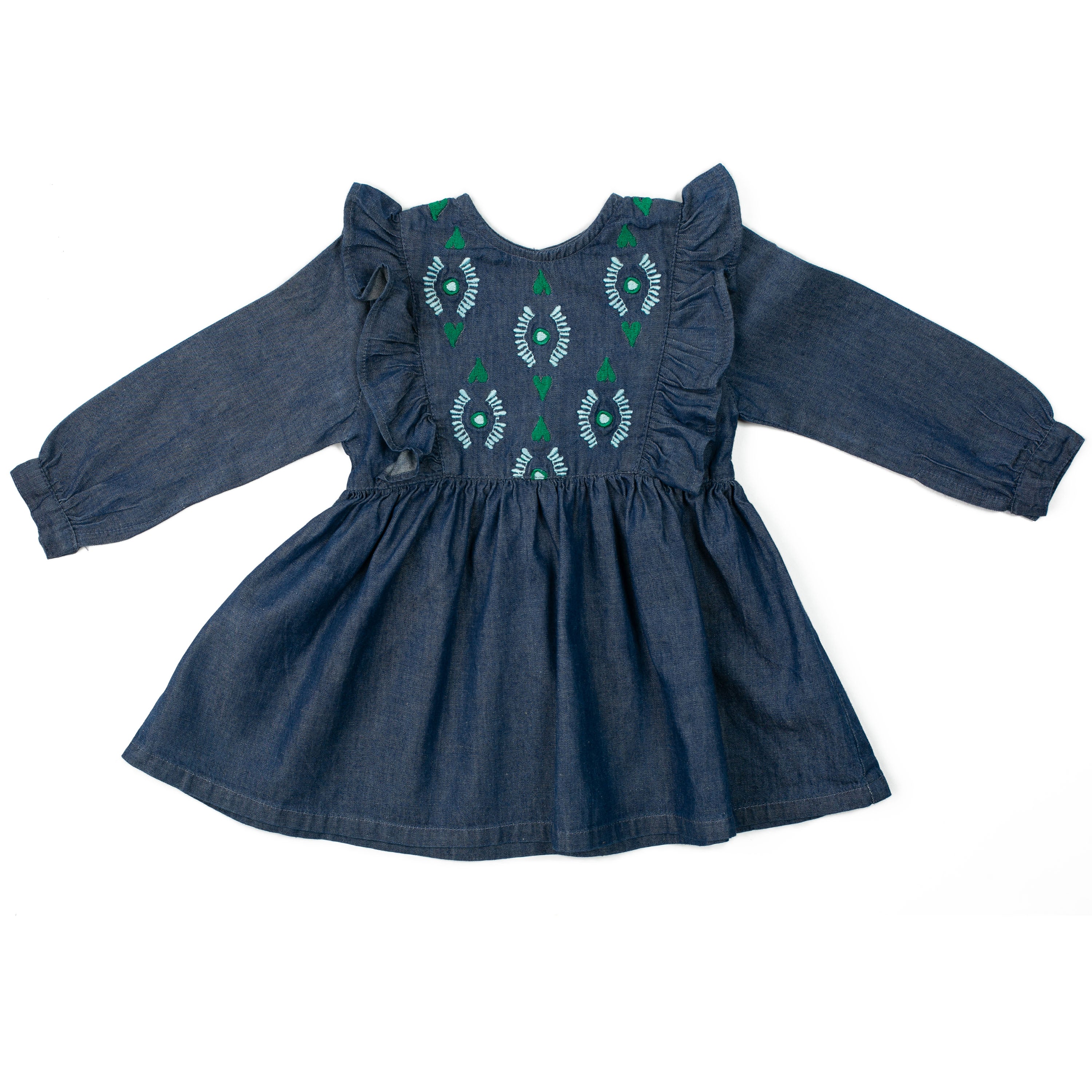 Sarah Dress Jean Hearts