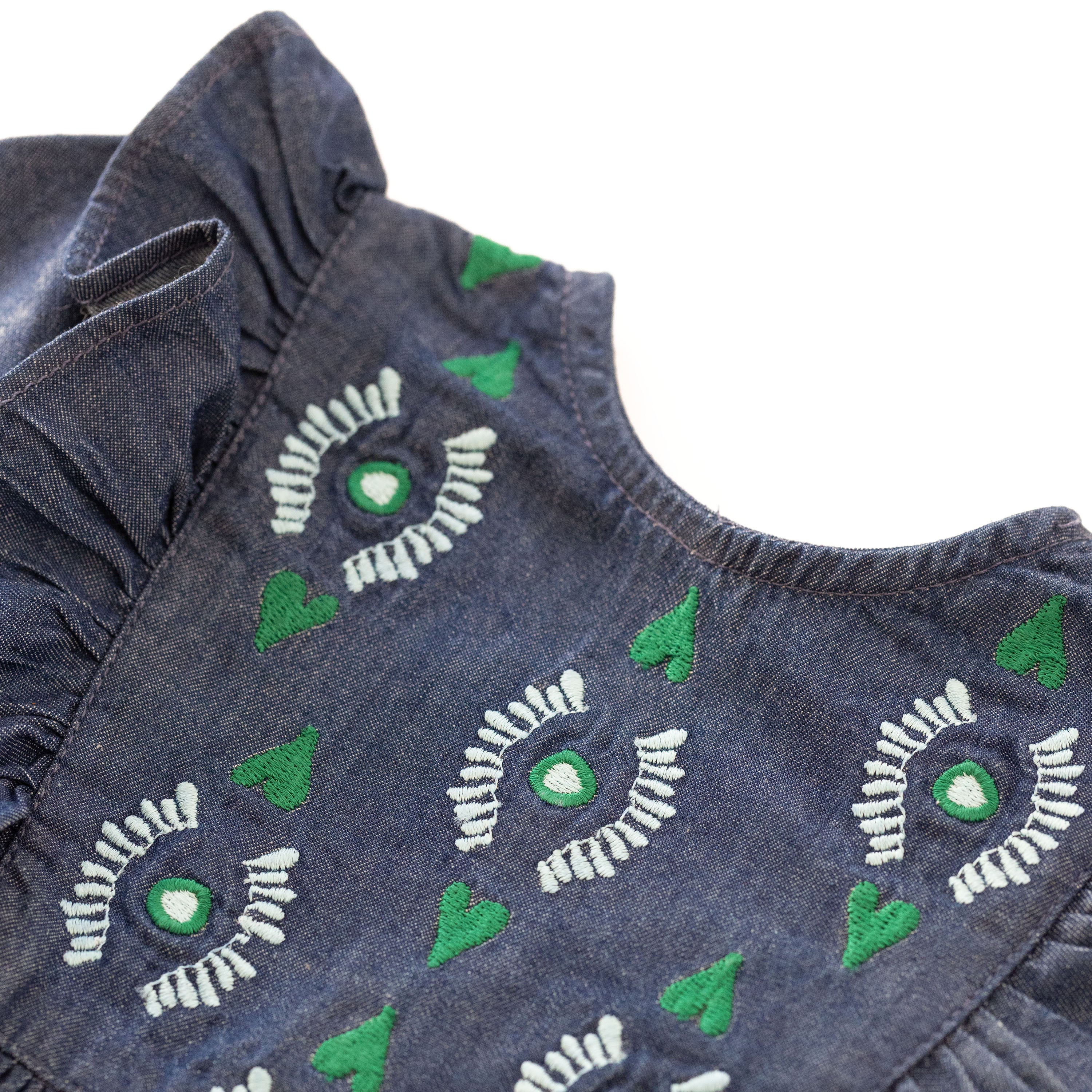 Sarah Dress Jean Hearts