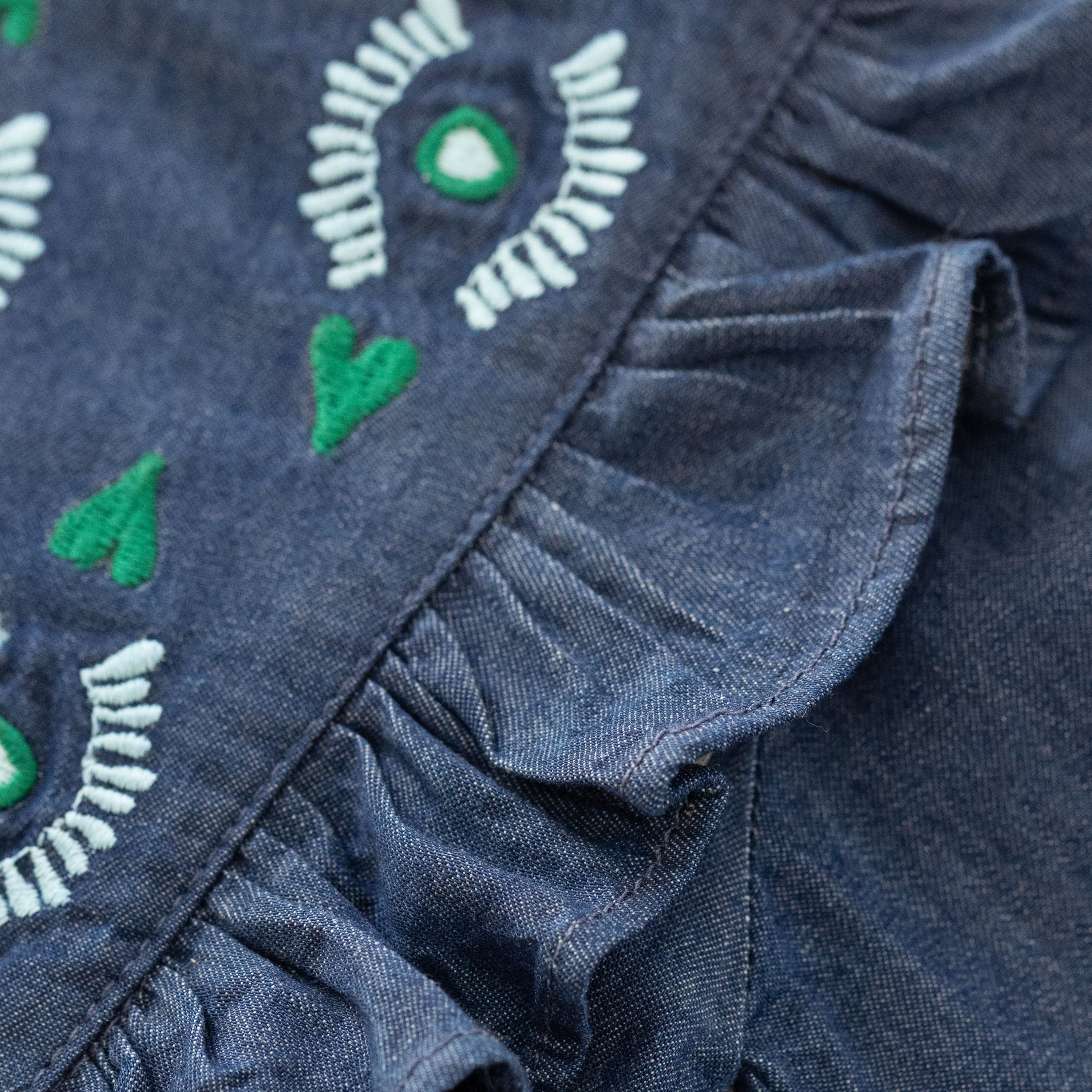 Sarah Dress Jean Hearts