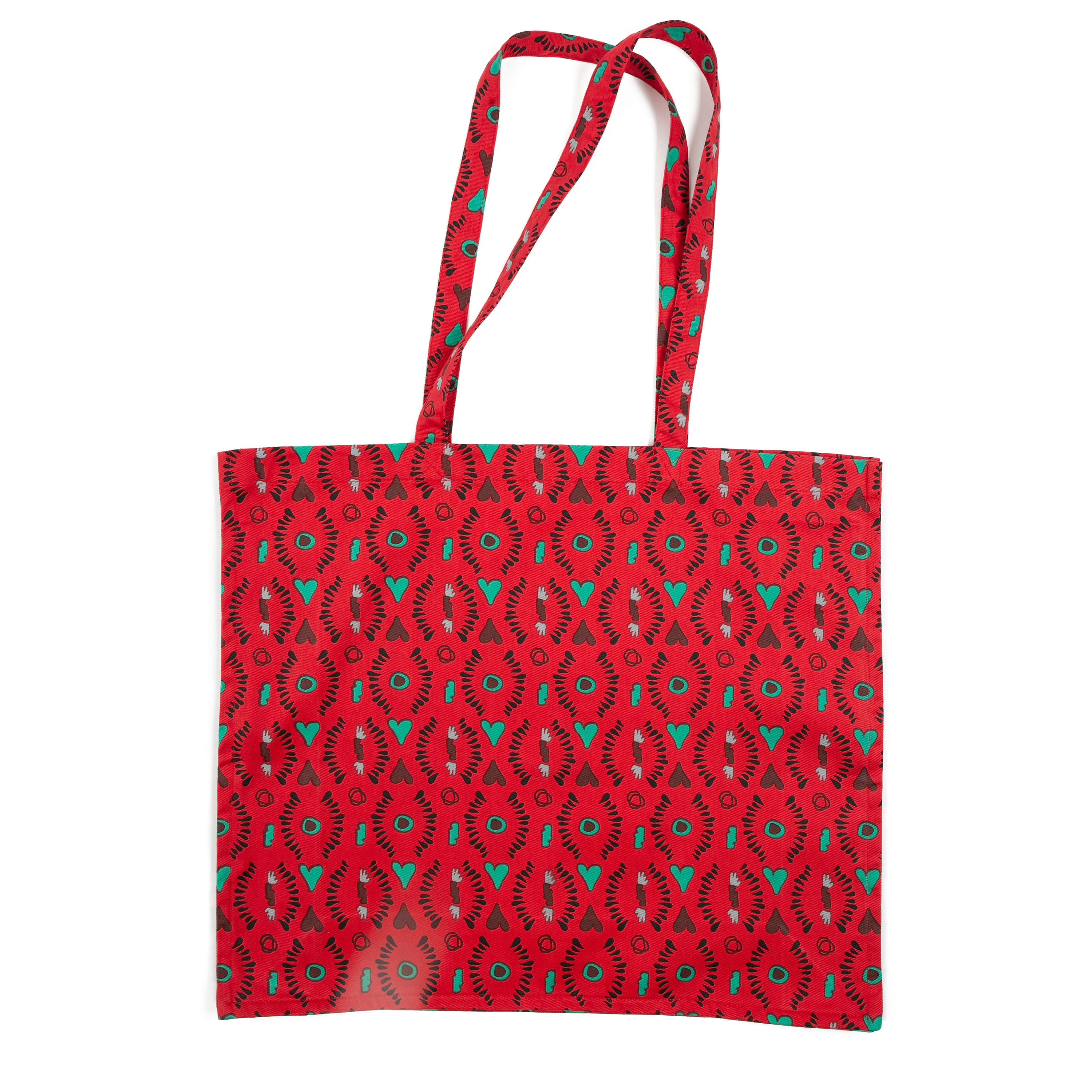 Τσάντα Tote με καρδιά