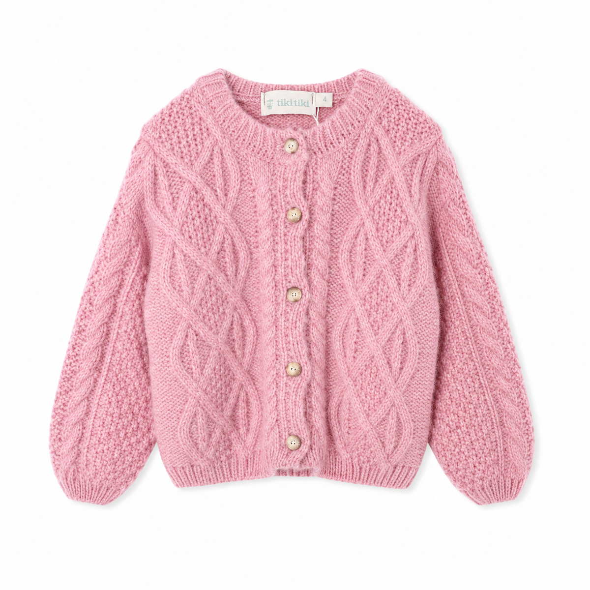 Ava Bubblegum Cardigan