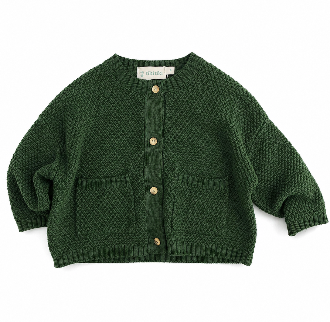 Byron Forest Knit Cardigan