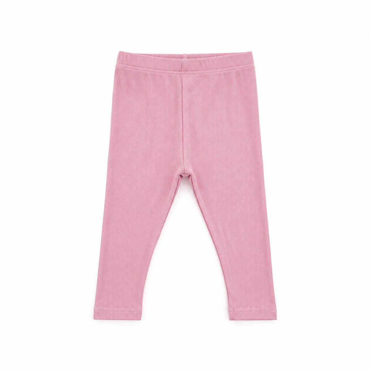 Iva Pink Ribbed Leggings
