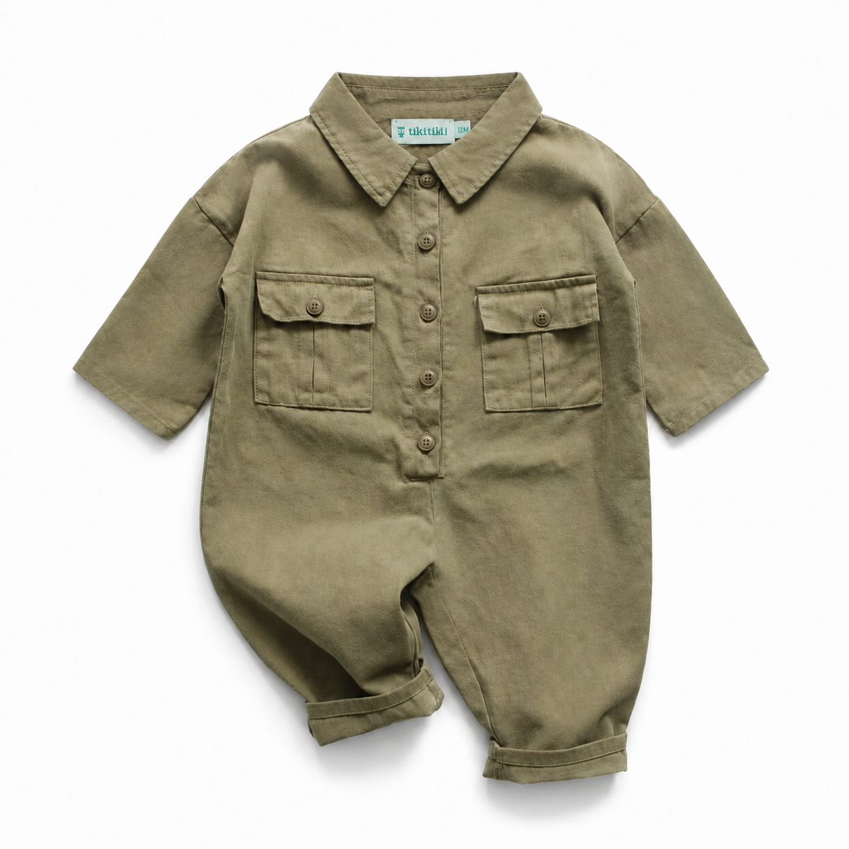 Milo Olive Jumpsuit