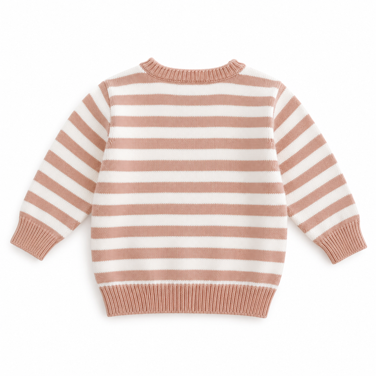 Nate Peach Stripe Sweater