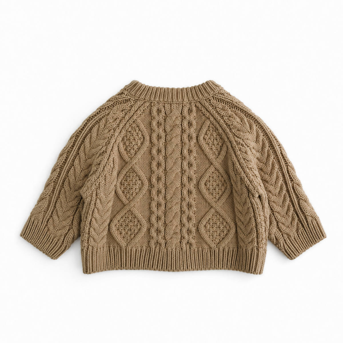 Mateo Camel Knit Cardigan