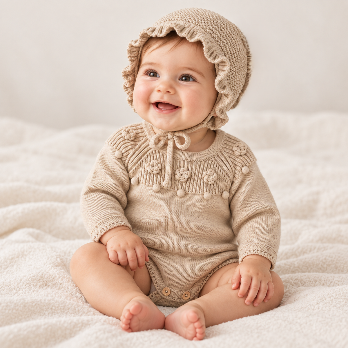 Elsie Beige Romper