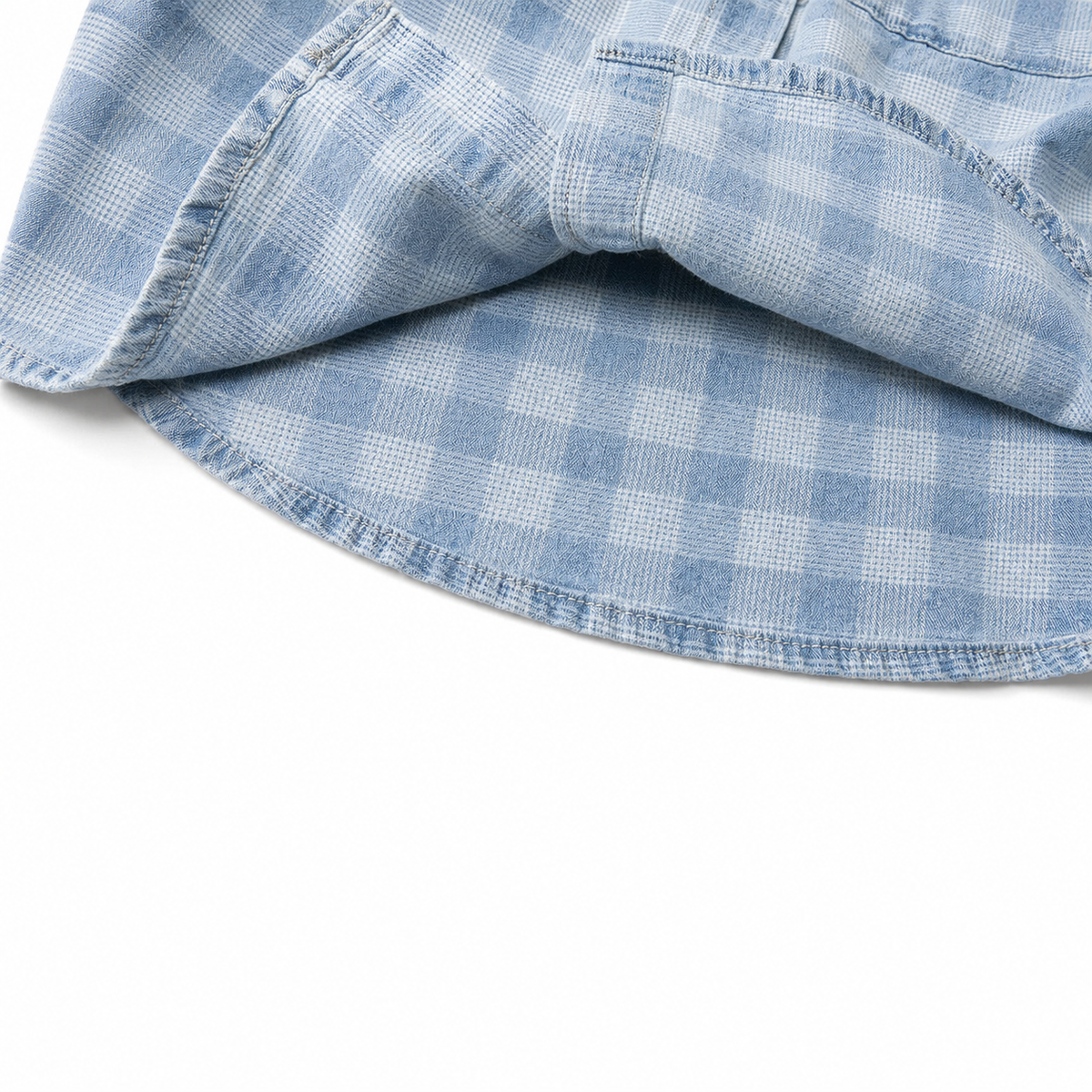 Nico Sky Gingham Shirt
