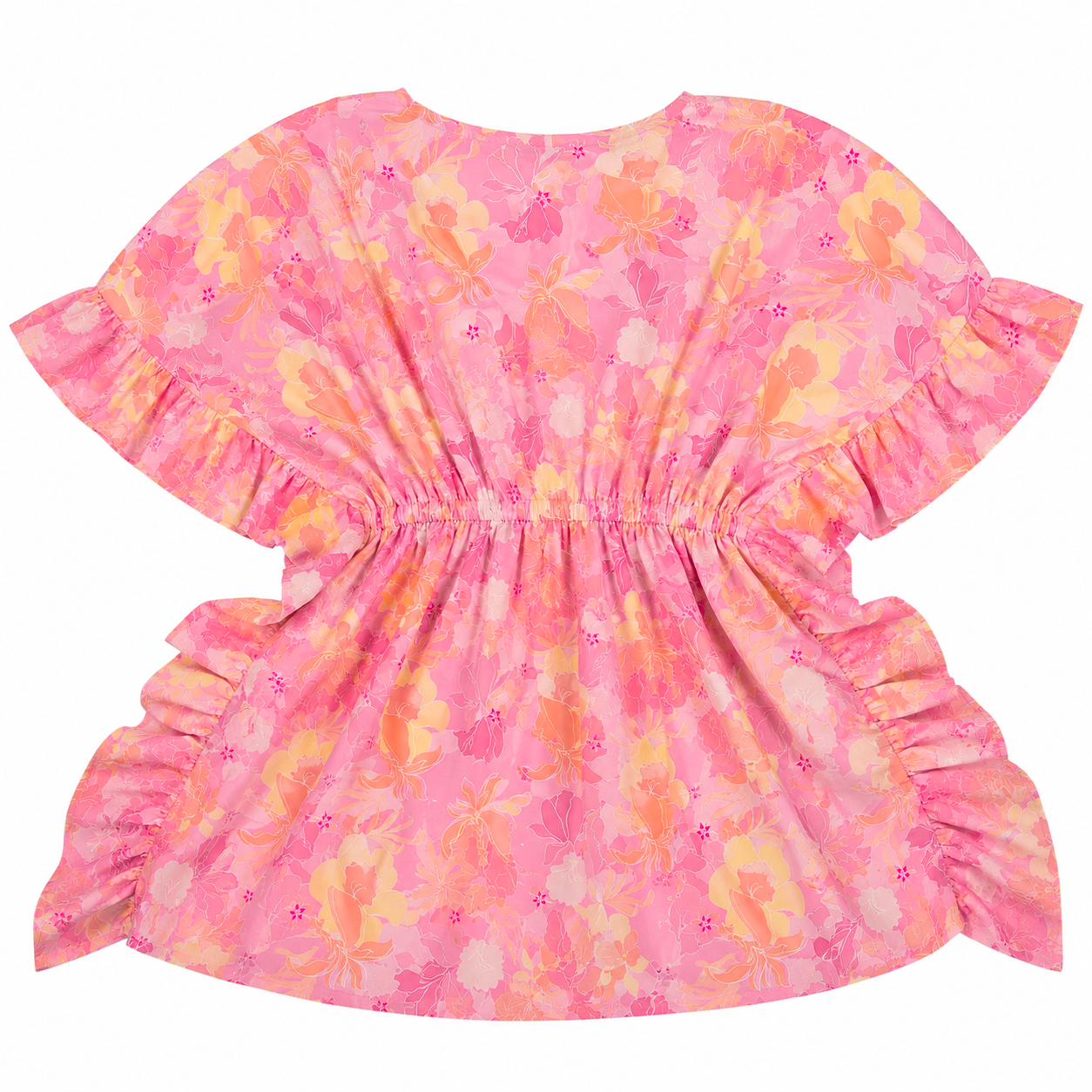 Adelina Pink Flowers Tunic