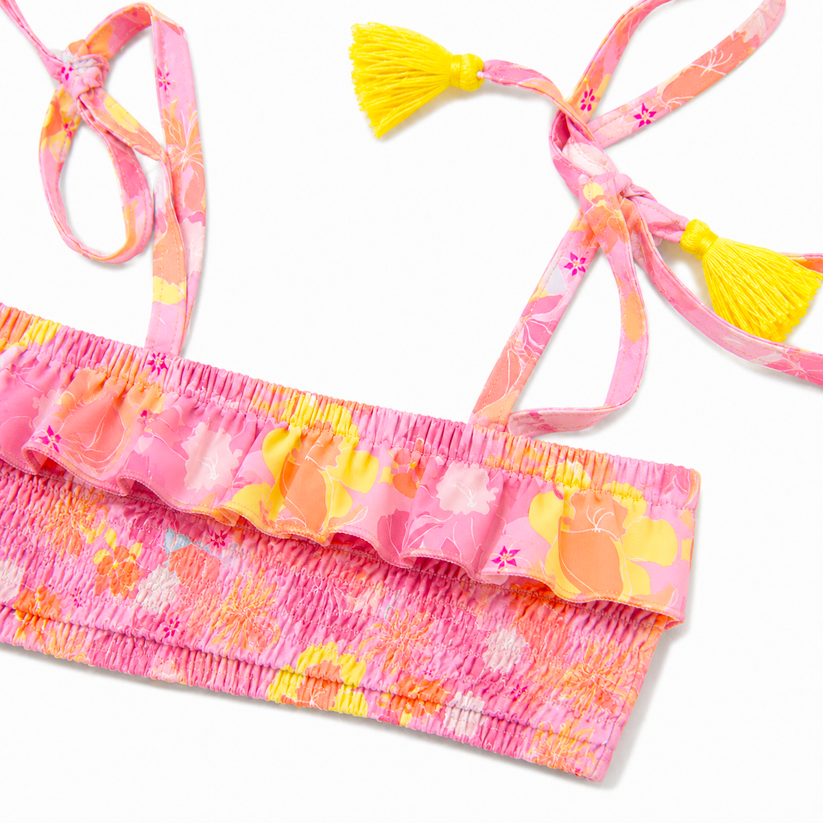 Lilian Pink Flowers Swimwear