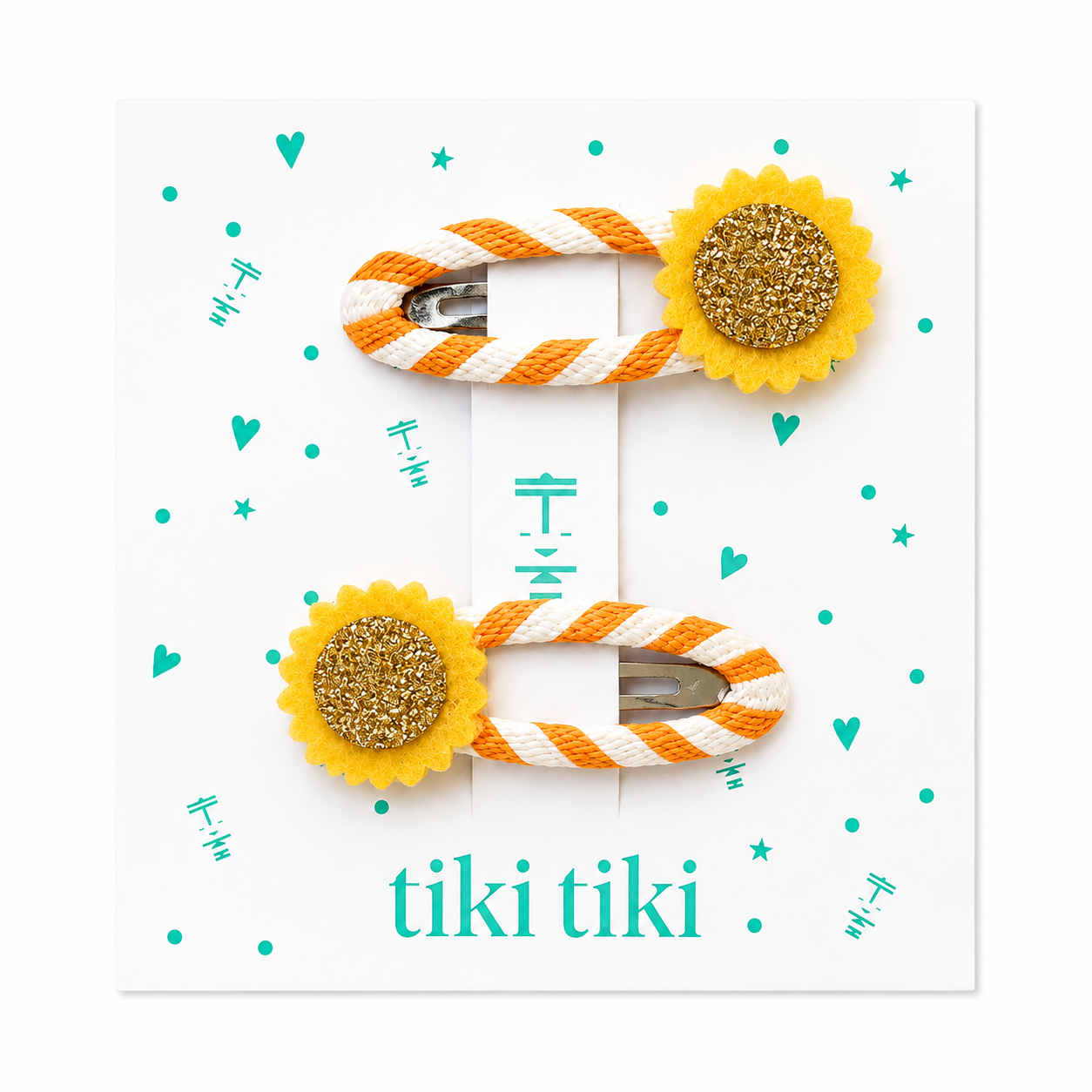 Sunflower Hair Clips