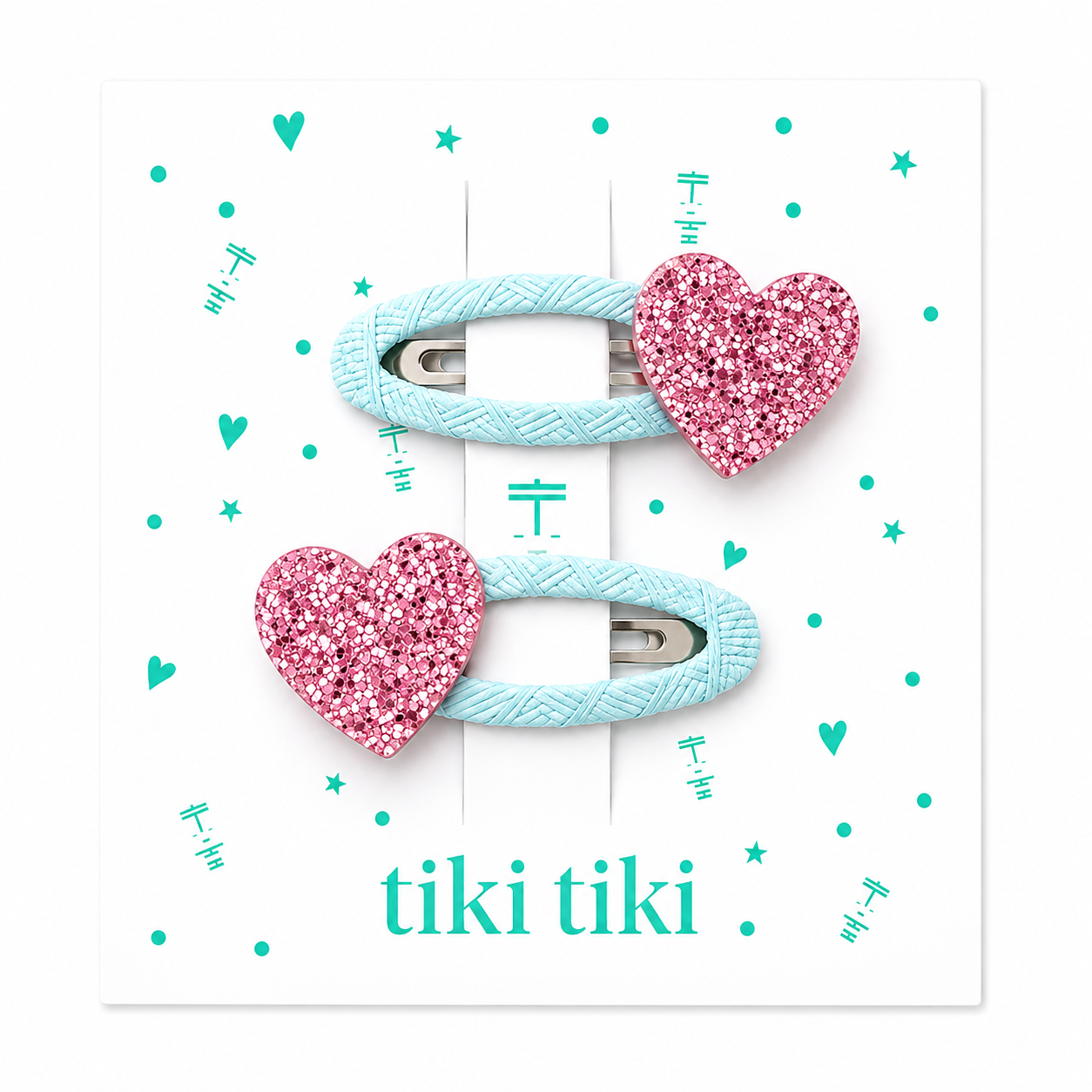 Sweetheart Sparkle Hair Clips