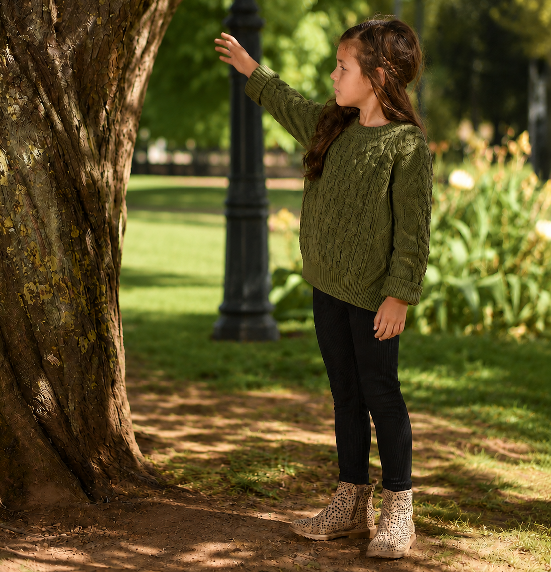 Hazel Olive Knit Sweater