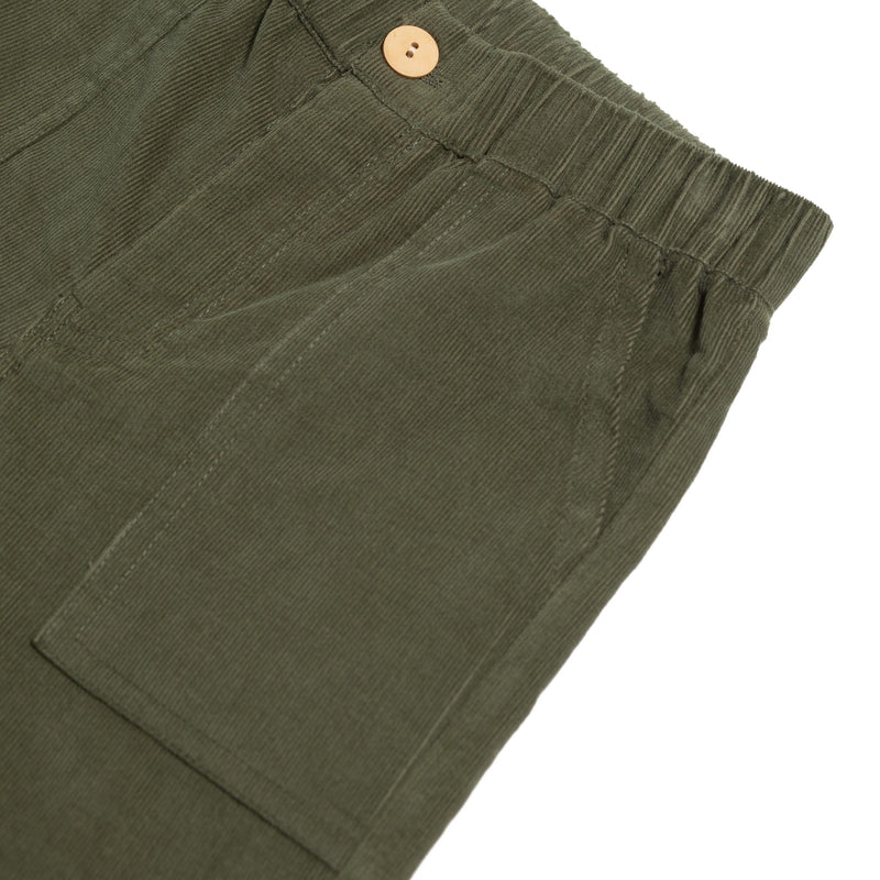 Παιδικό παντελόνι για αγόρι σκούρο πράσινο - Rody