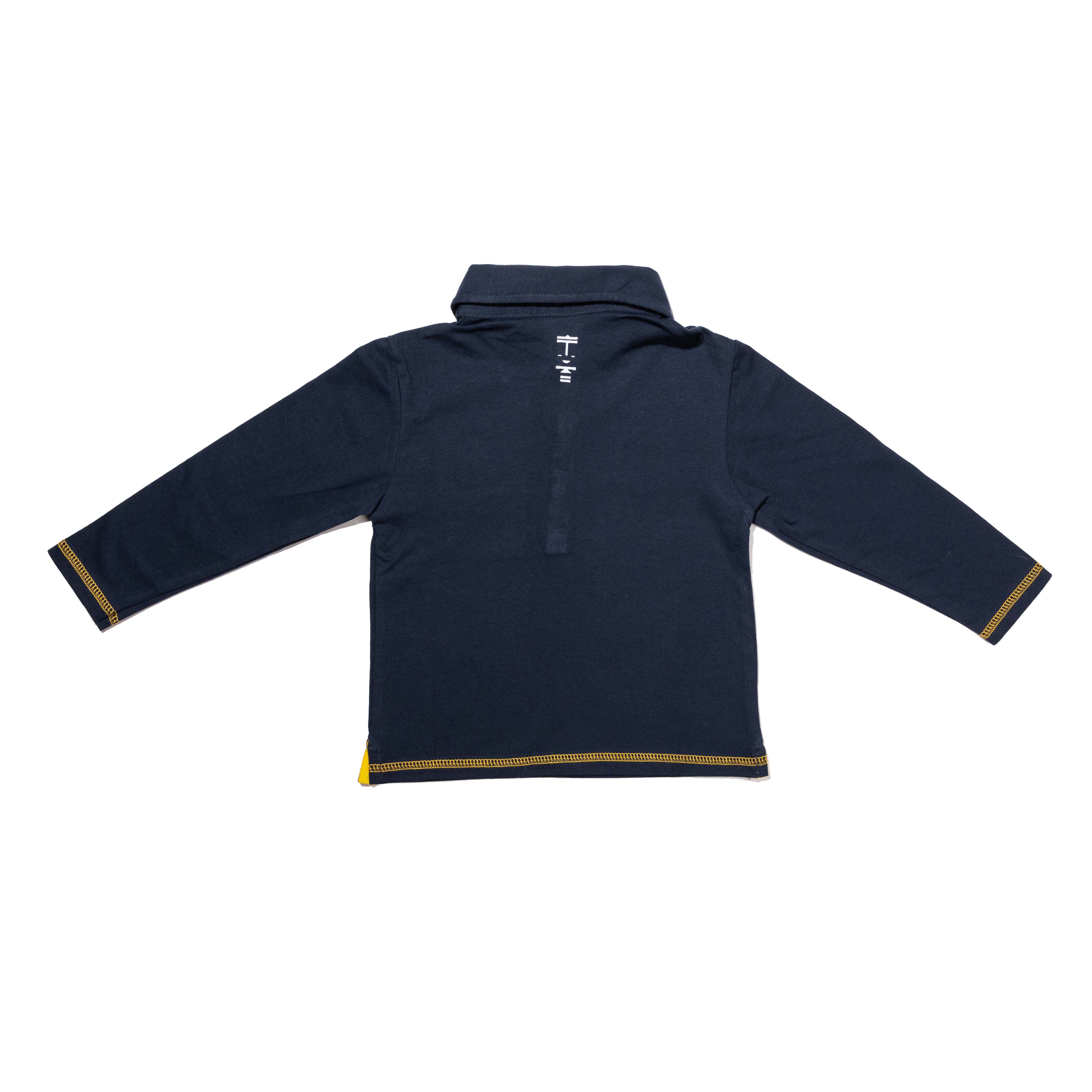 Μπλε πόλο μπλουζάκι Alone