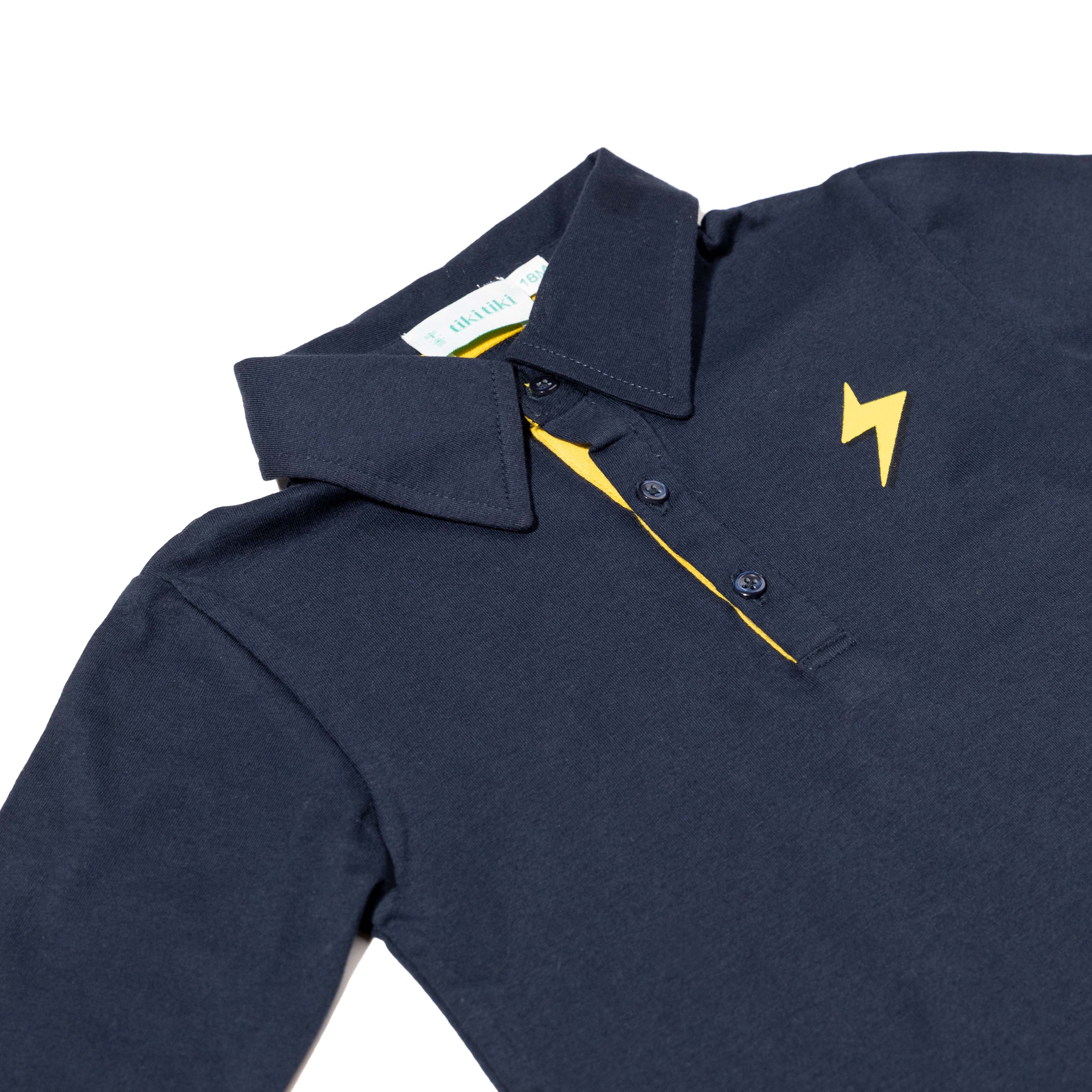 Μπλε πόλο μπλουζάκι Alone