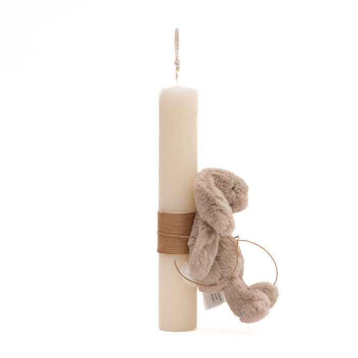 Candle Beige Bunny