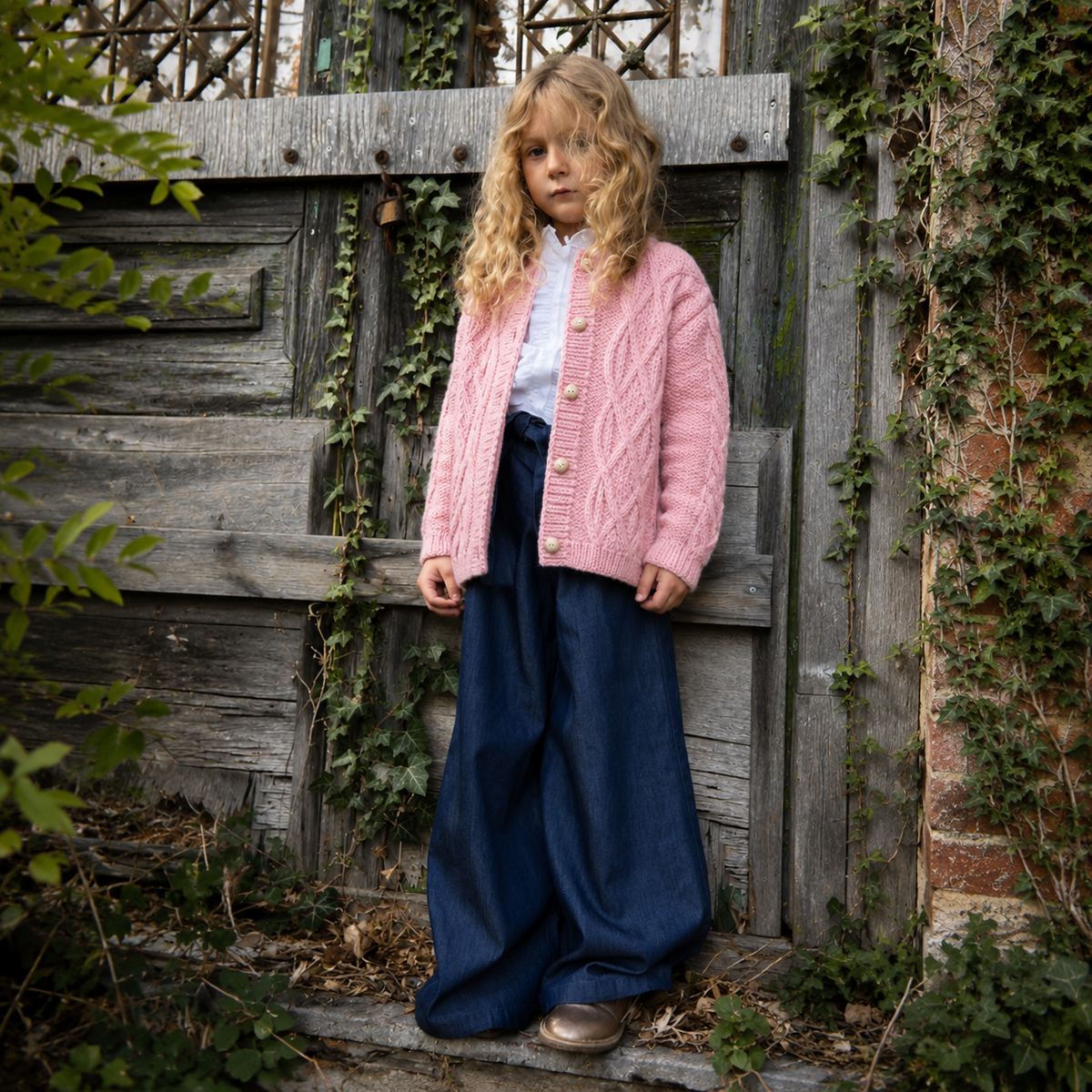 Ava Bubblegum Cardigan