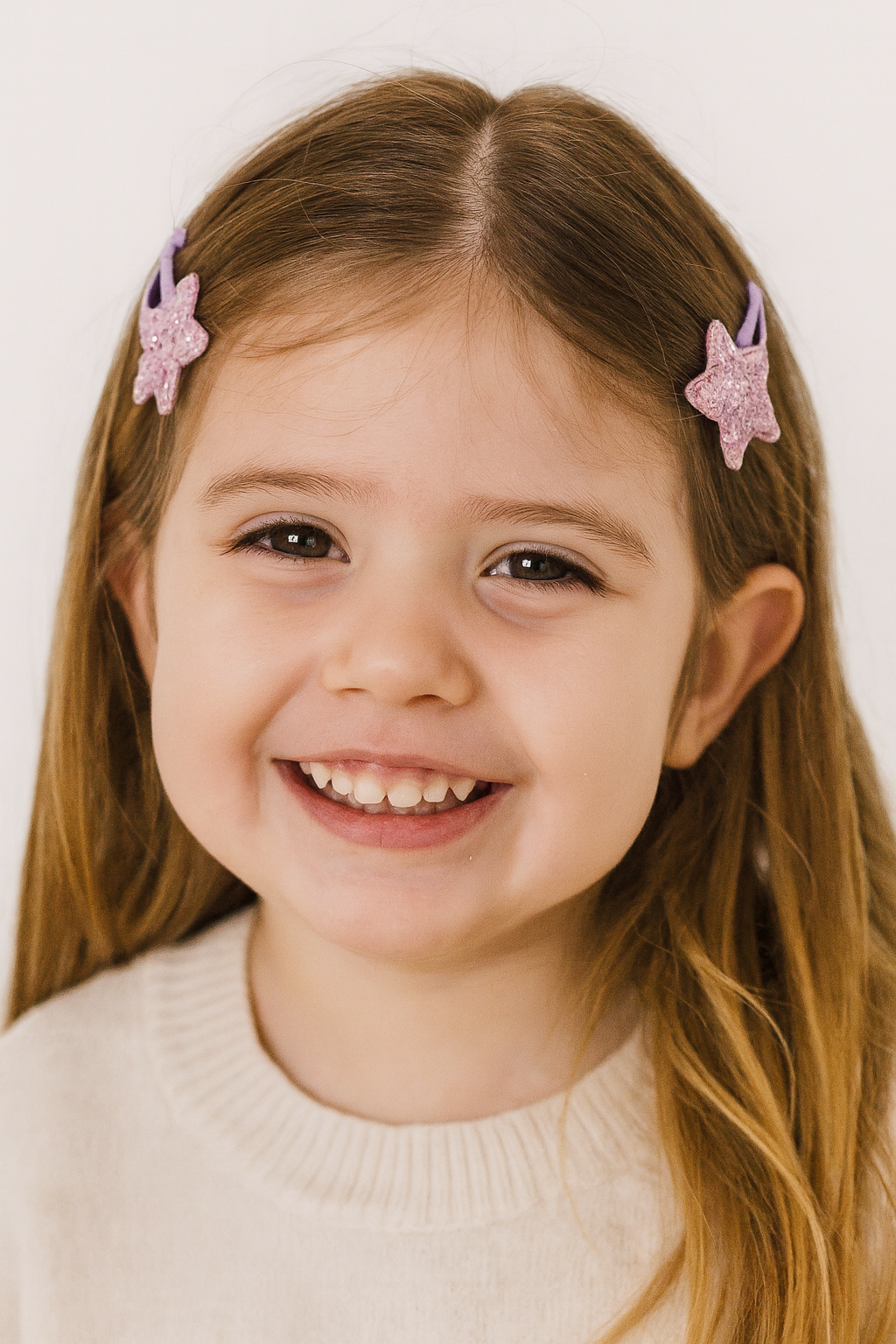 Twinkle Star Purple Clips