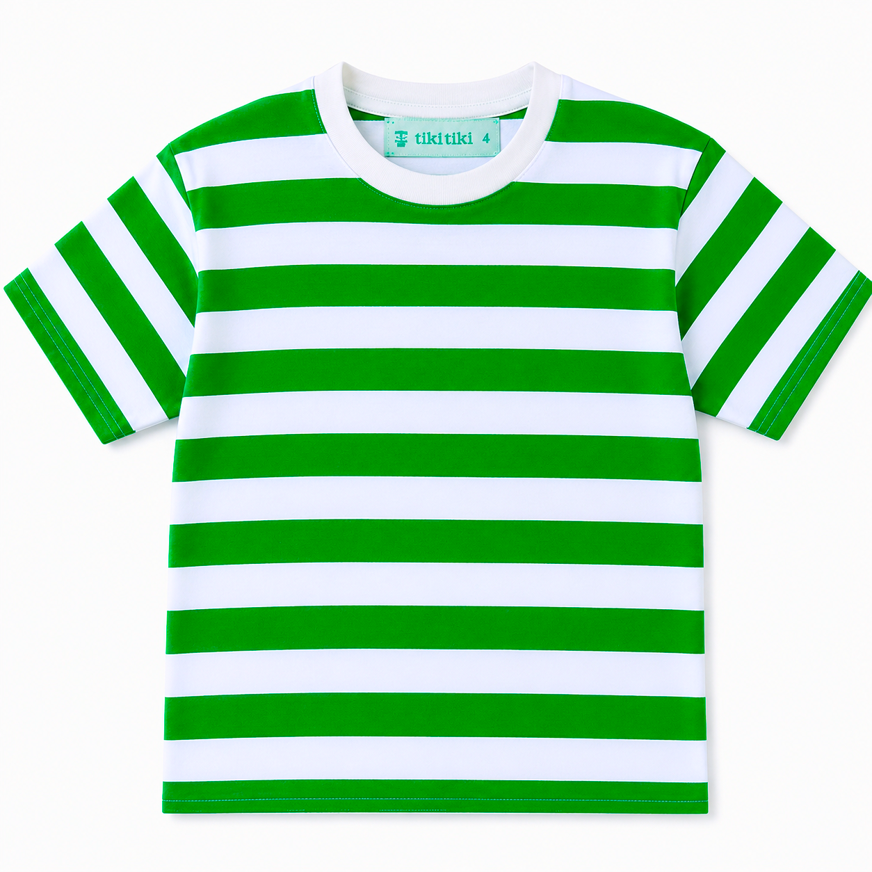 Sun Green Stripes T-Shirt