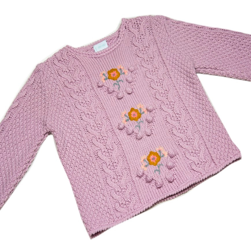 Sarah Purple Sweater