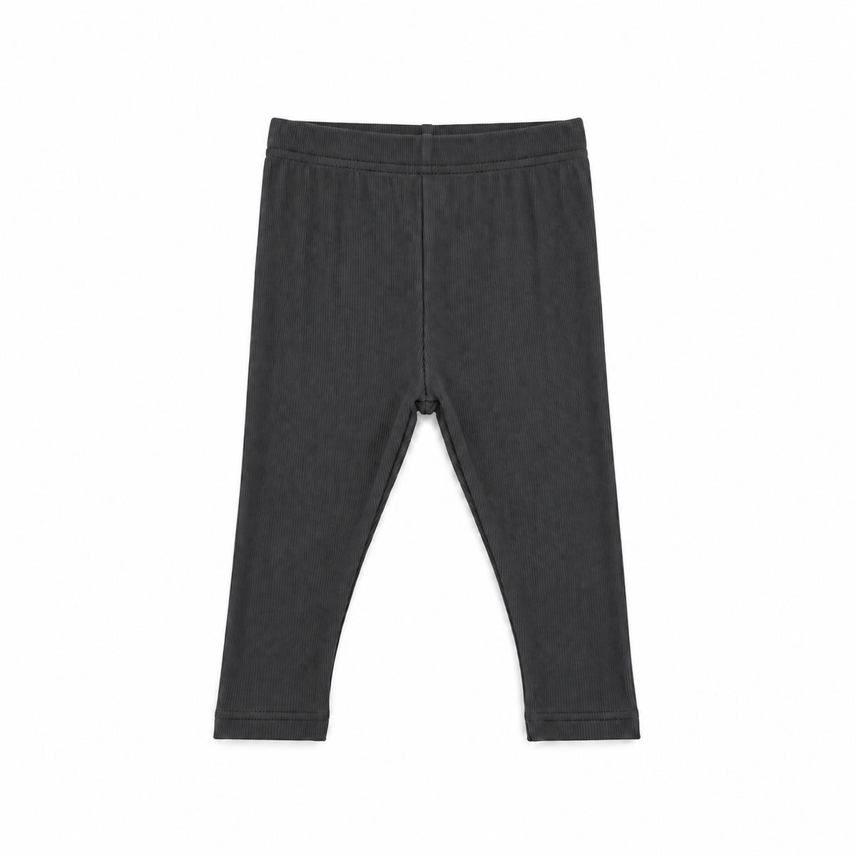 Iva Grey Ribbed Leggings