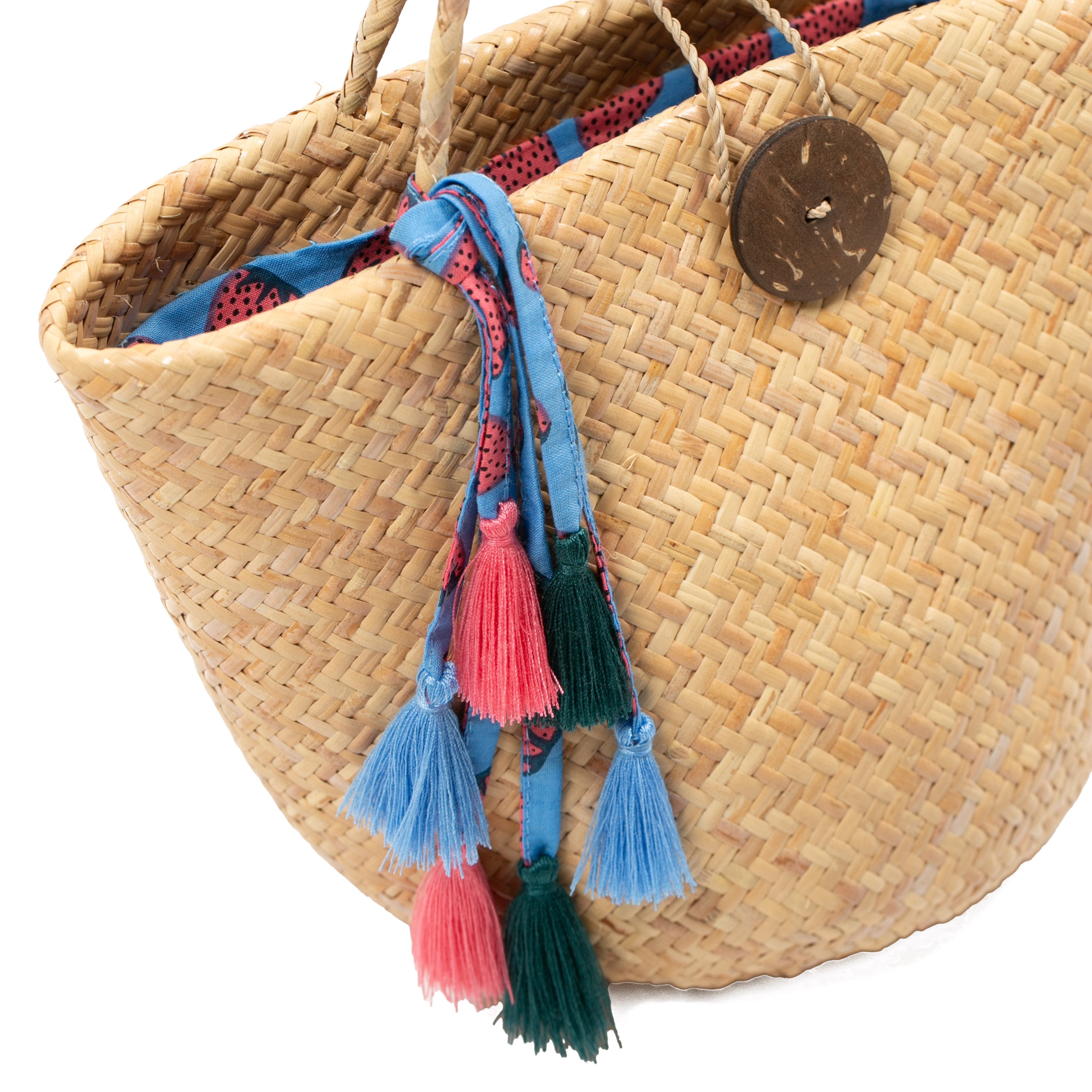 Raffia Strawberry Blue