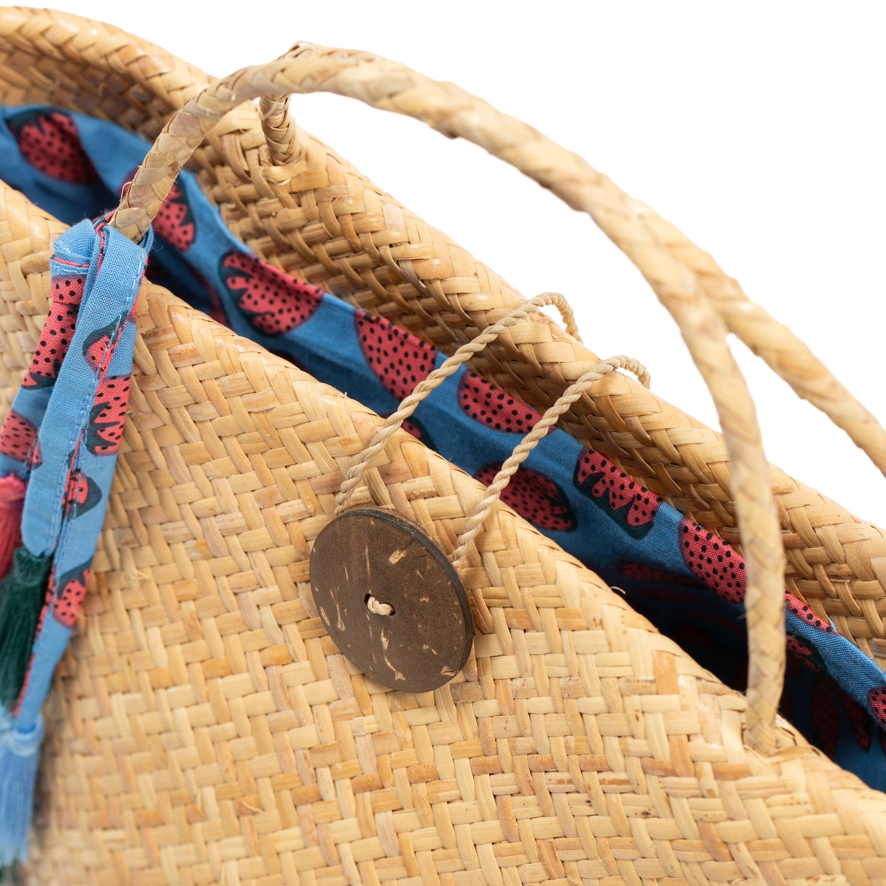 Raffia Strawberry Blue
