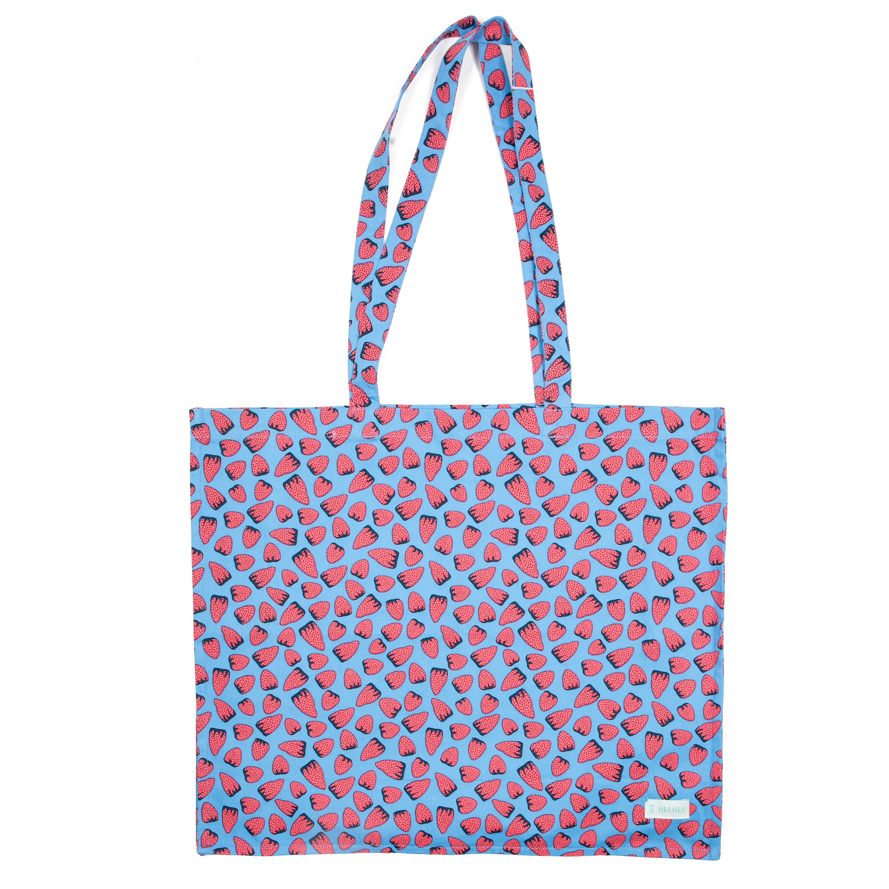 Tote Bag Strawberry Blue