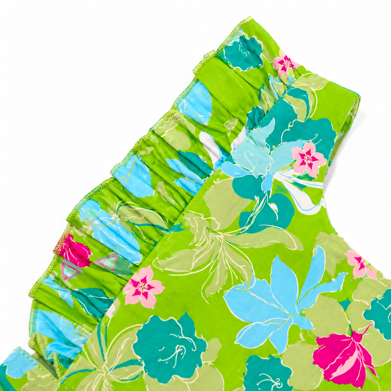 Mia Green Flowers Dress