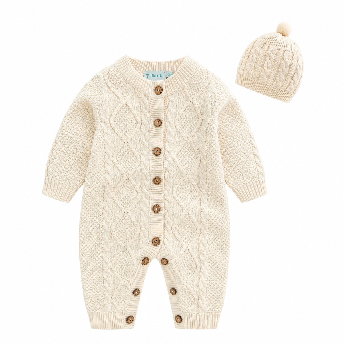 Herny Cream Romper