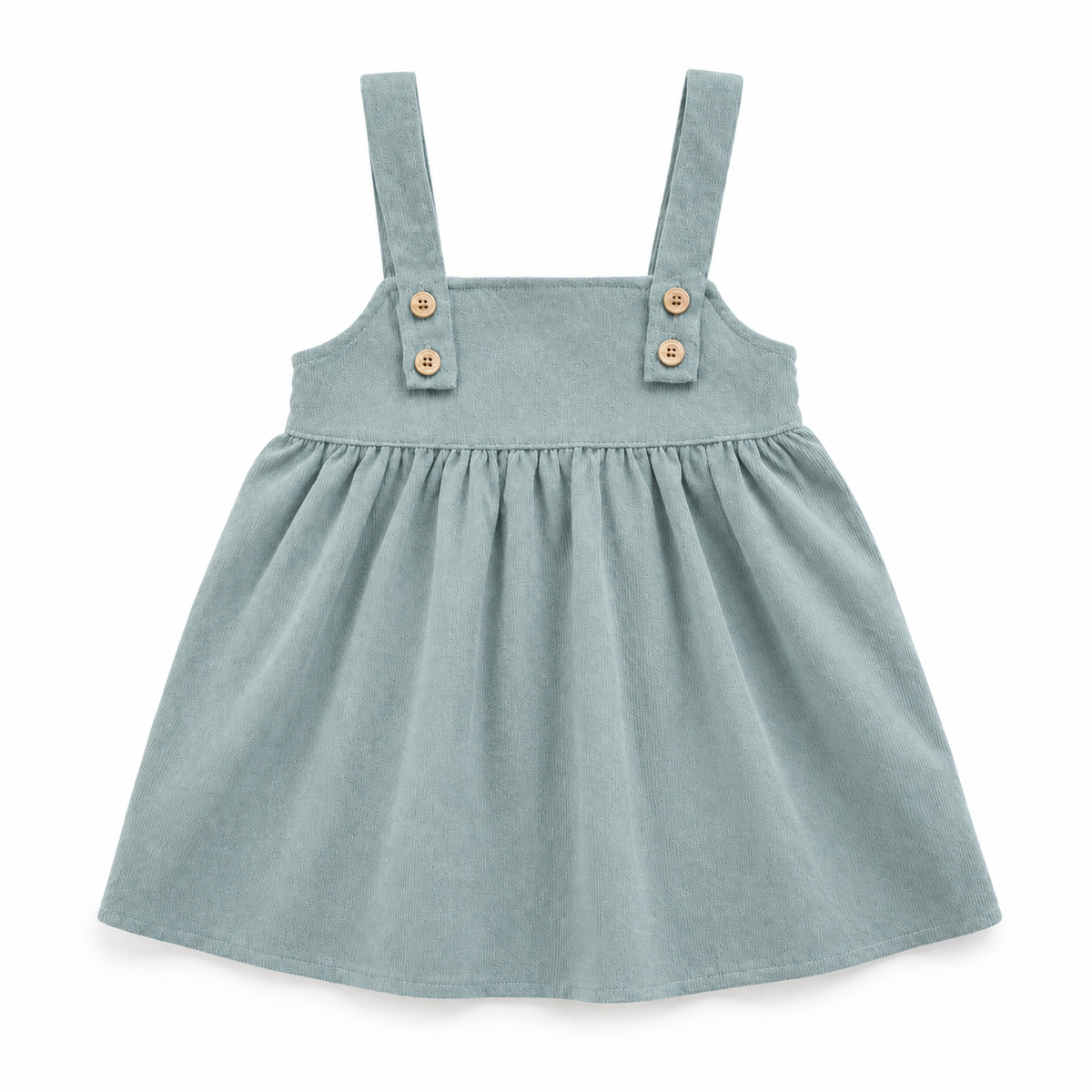 Georgia Dusty Blue Corduroy Dress