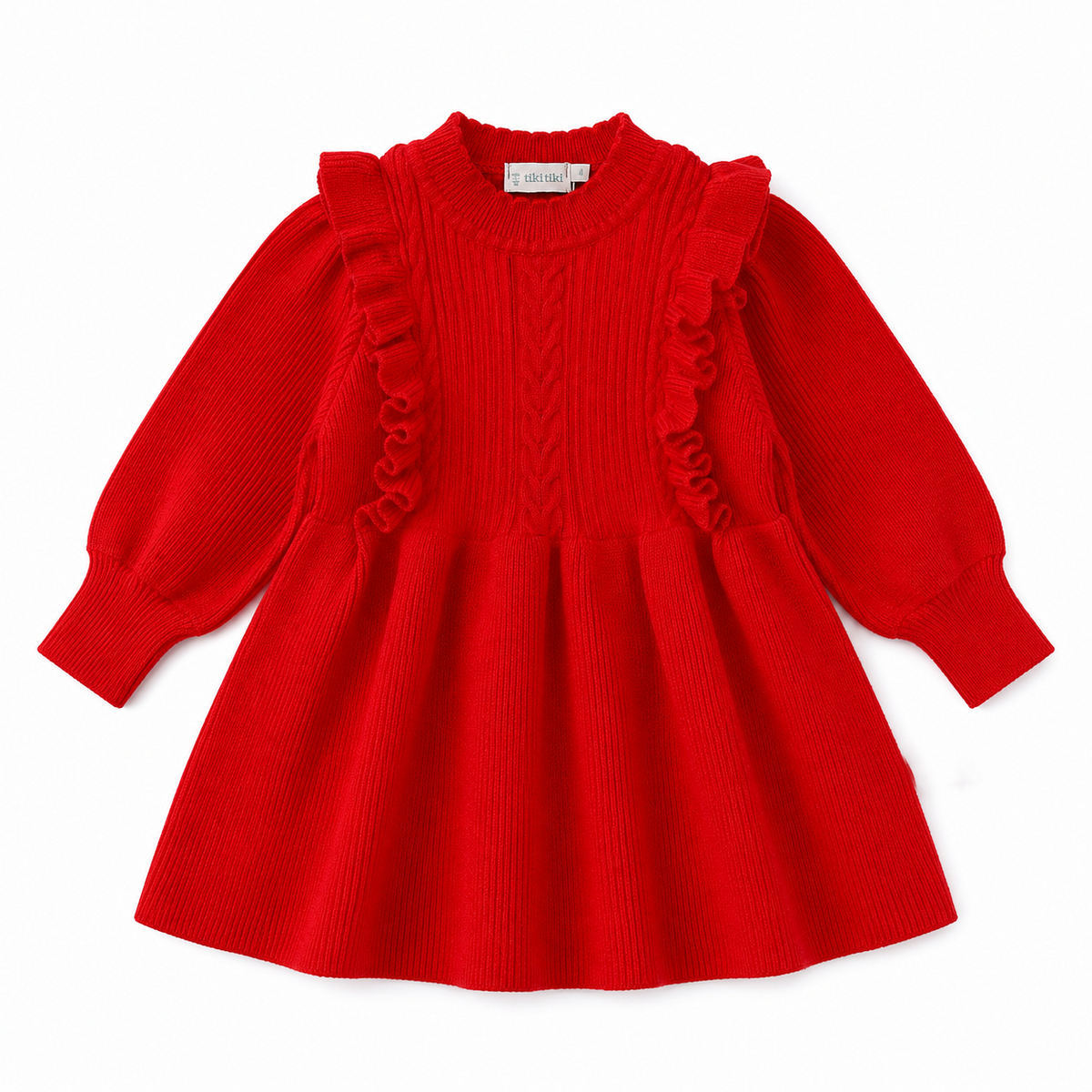 Romy Red Knit Dress