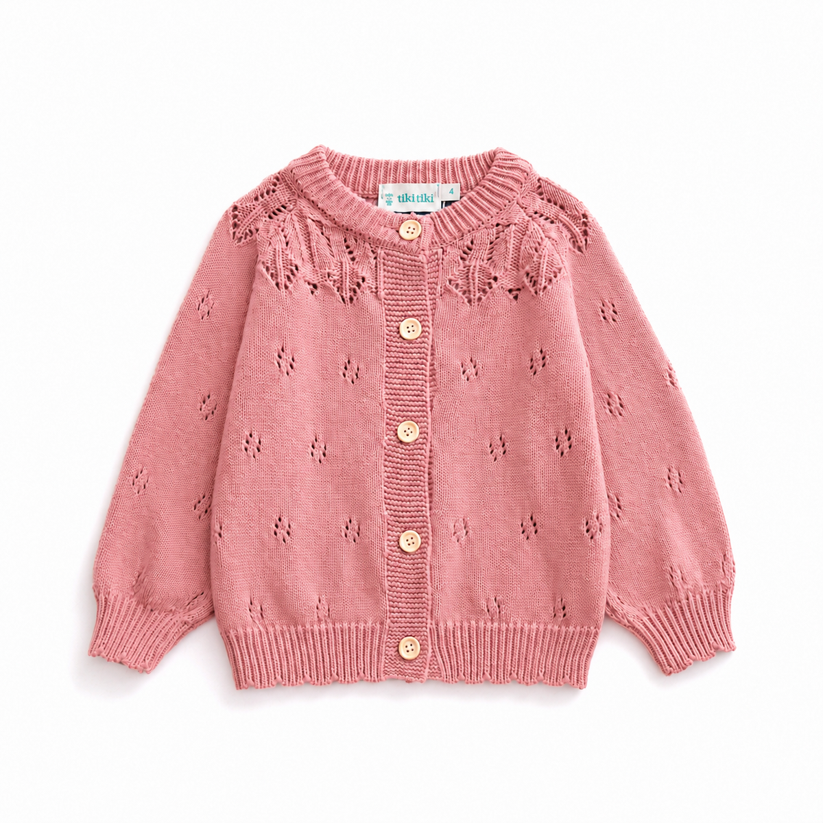 Ava Rosewood Knit Cardigan
