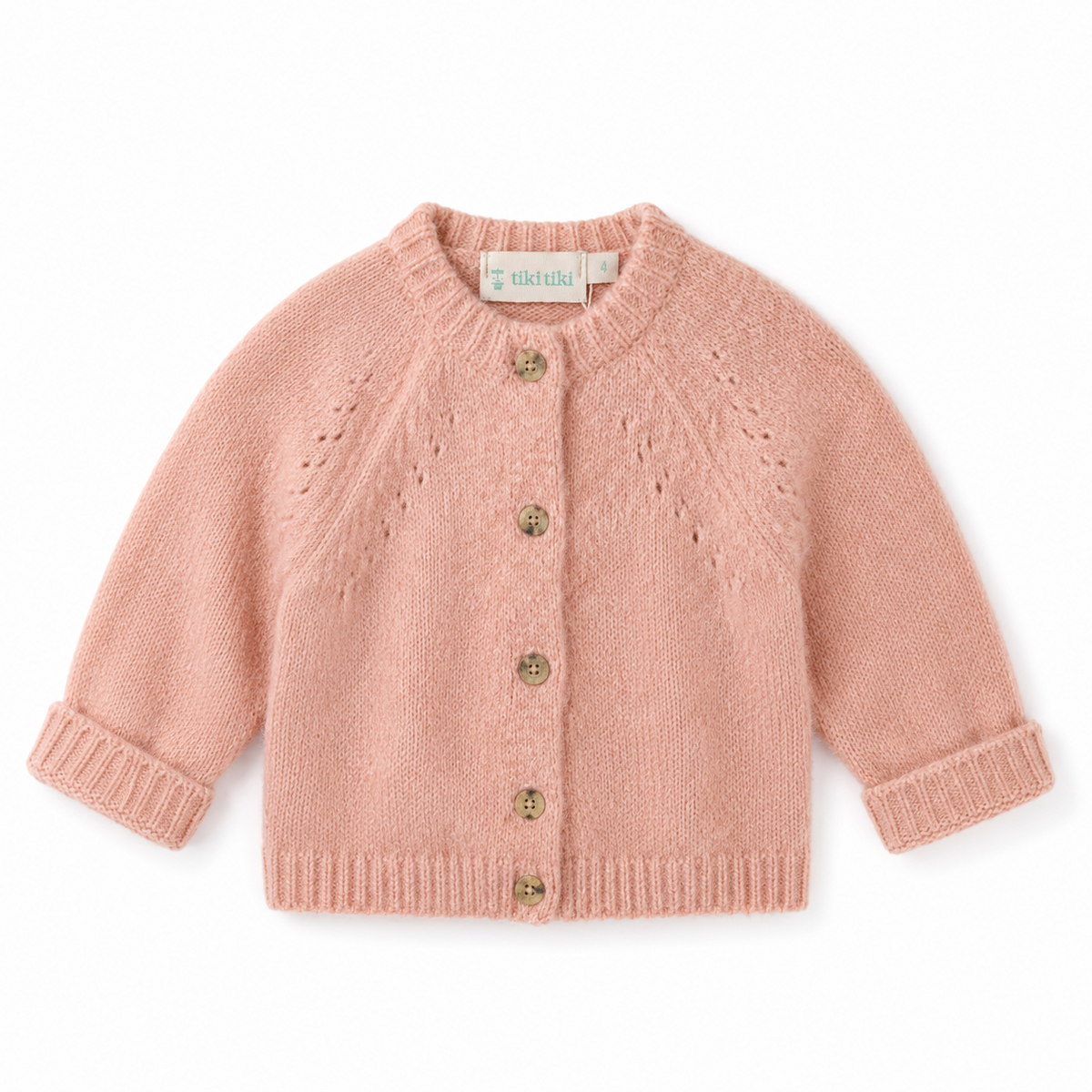 Ava Dusty Blush Cardigan