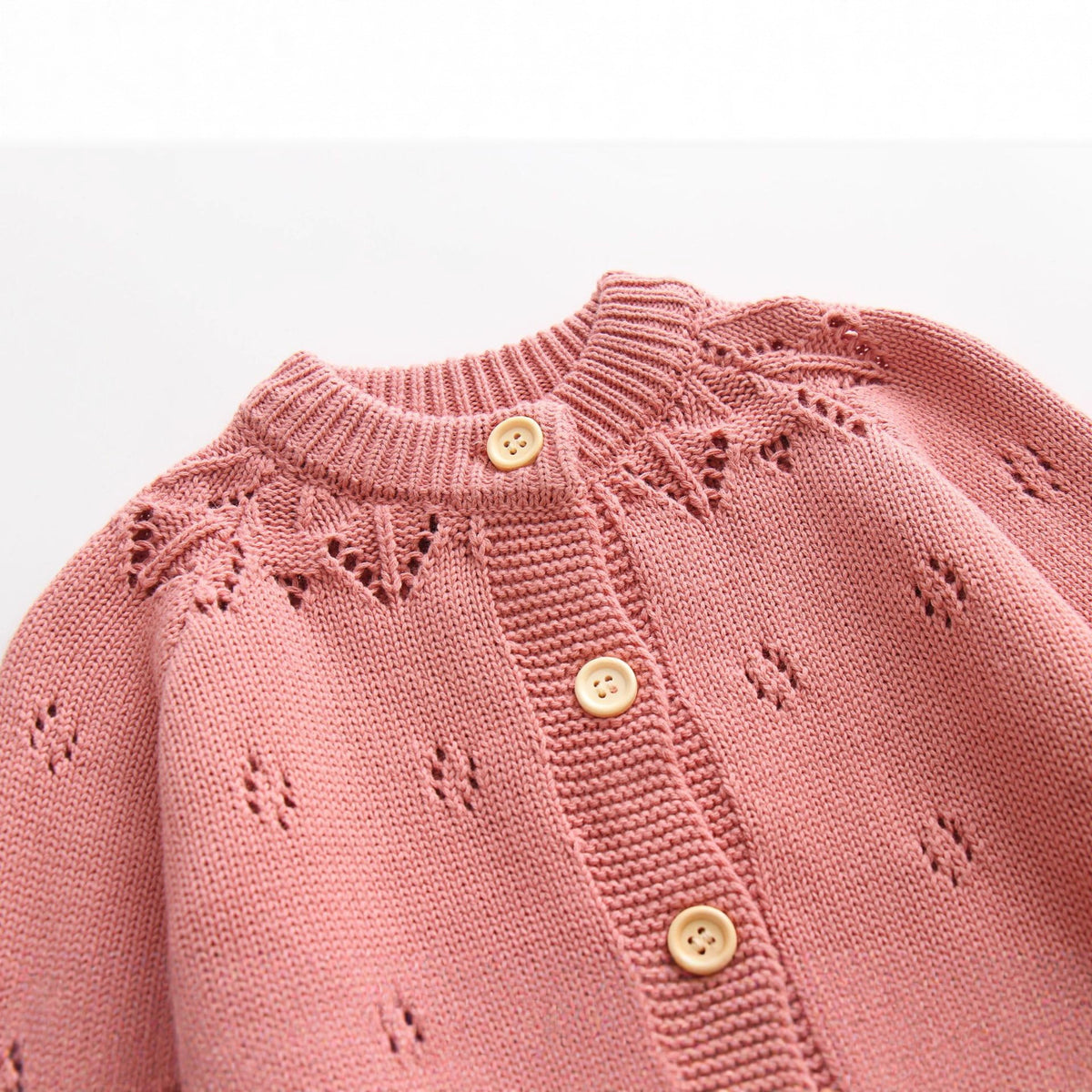 Ava Rosewood Knit Cardigan