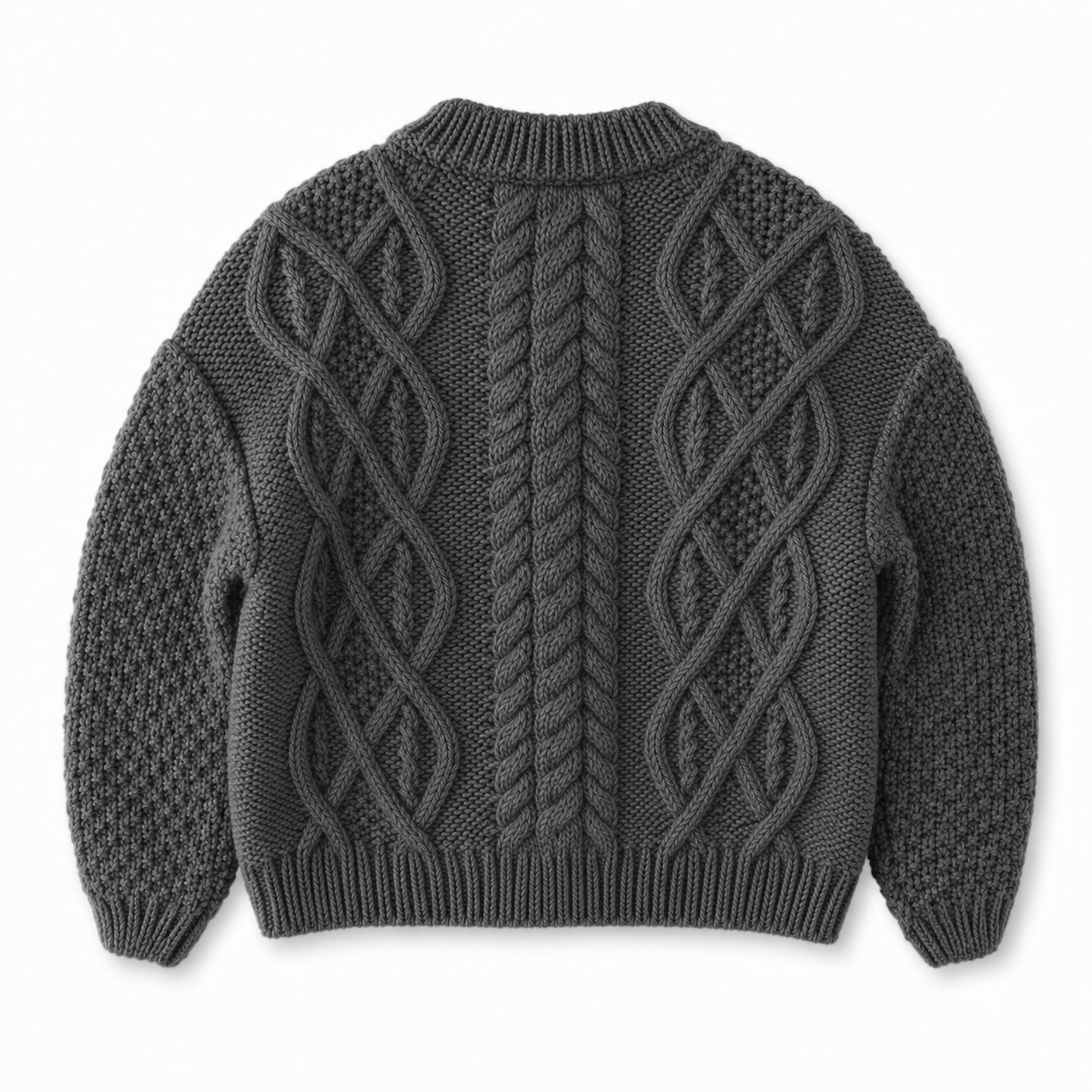 Christian Grey Knit Cardigan