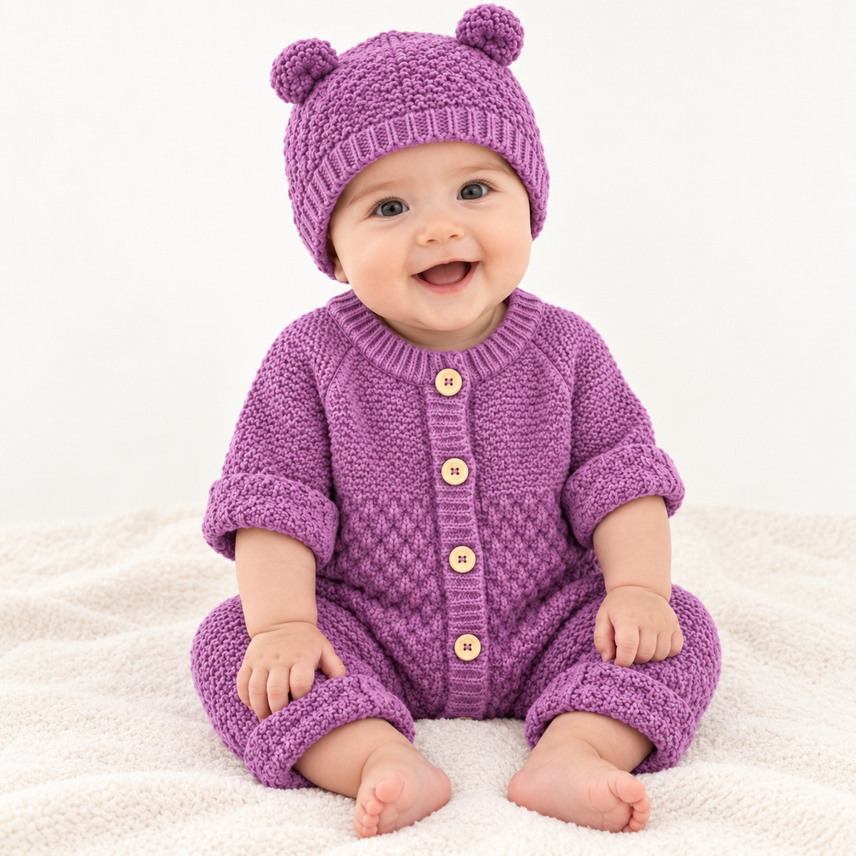 Iris Purple Romper