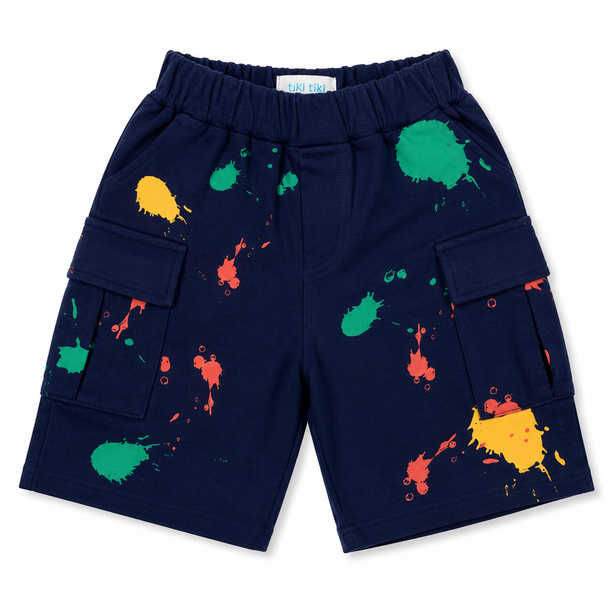 Zak Navy Colourful Shorts