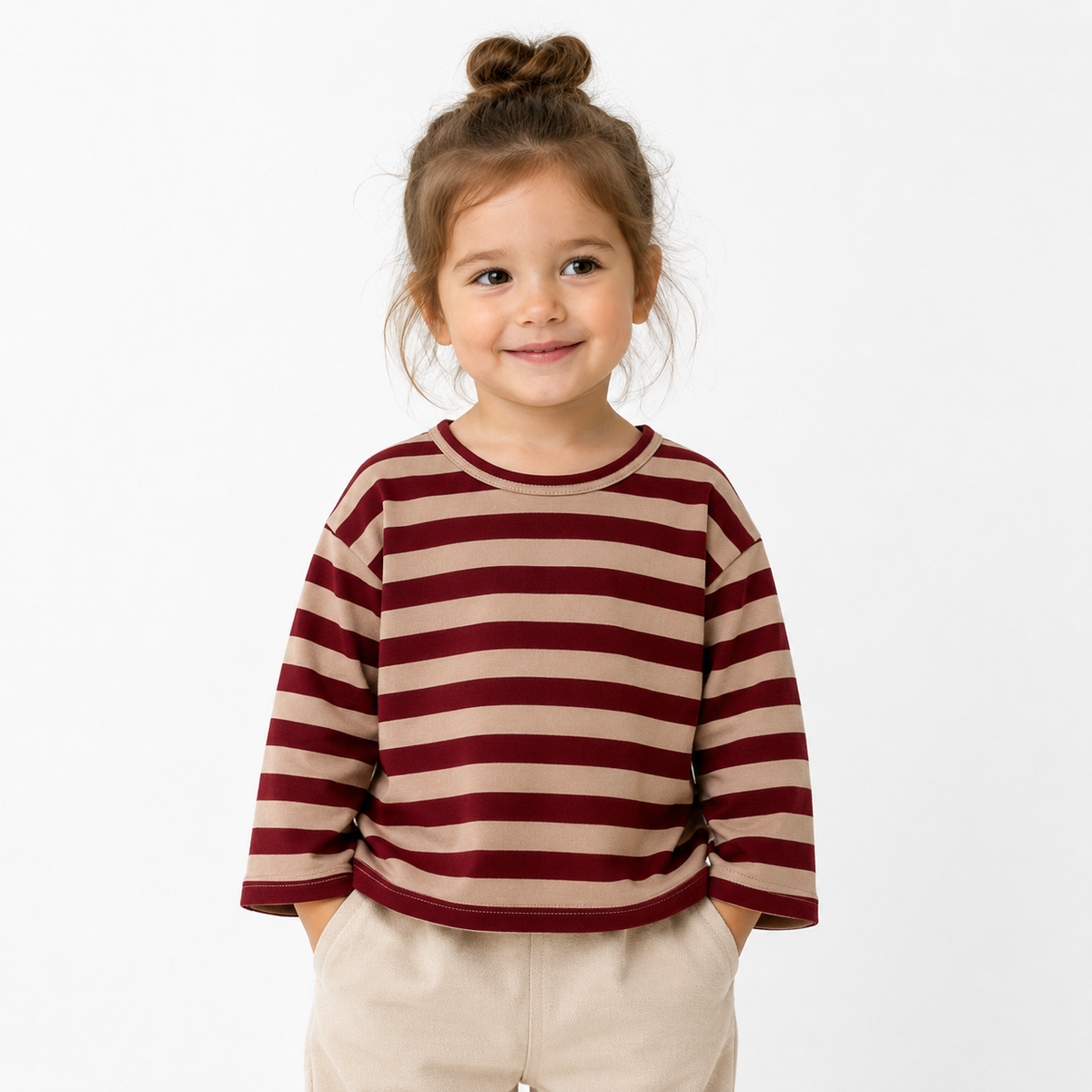 Ella Burgundy Sand Top