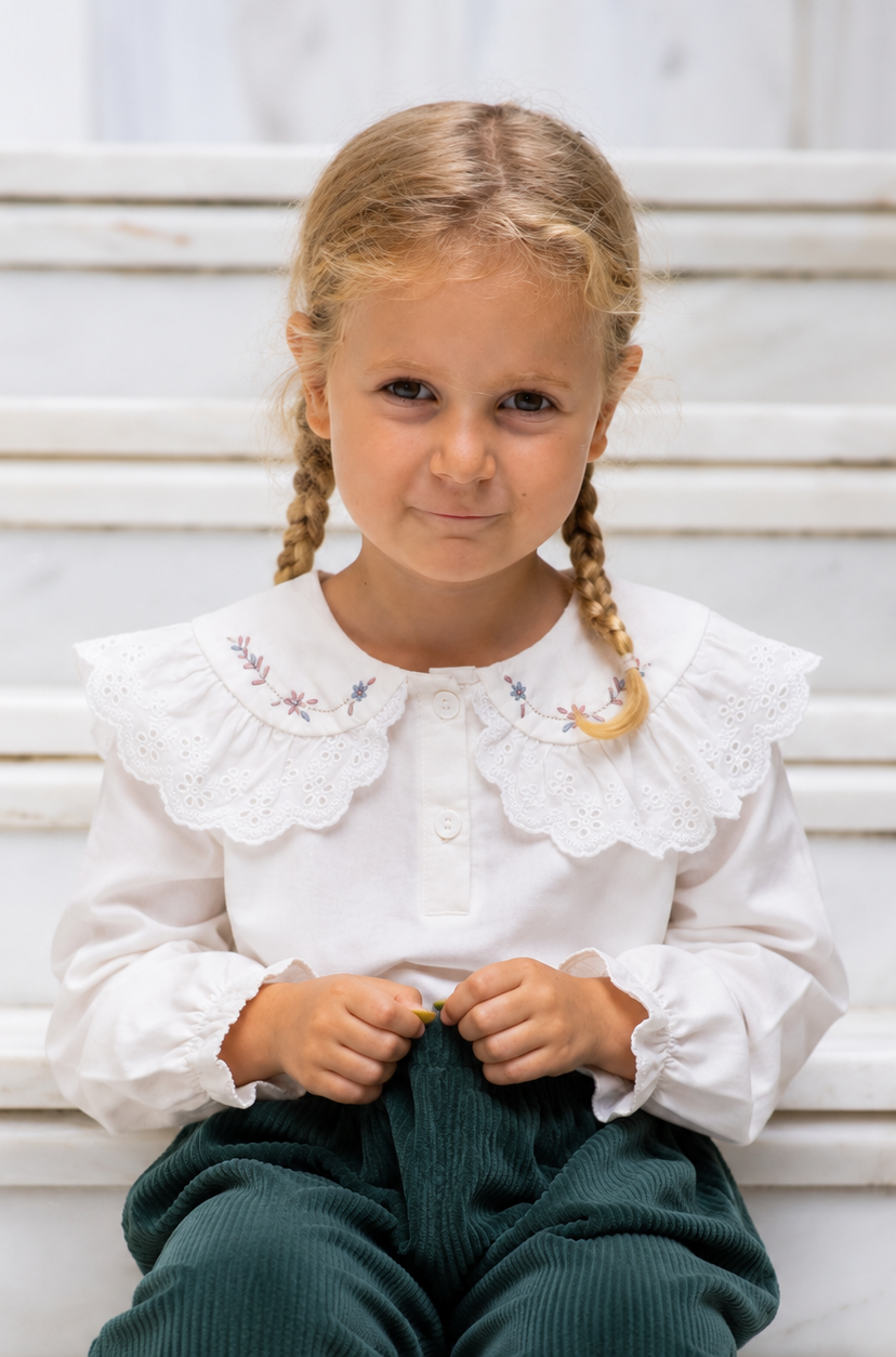 Rebecca White Lace Top